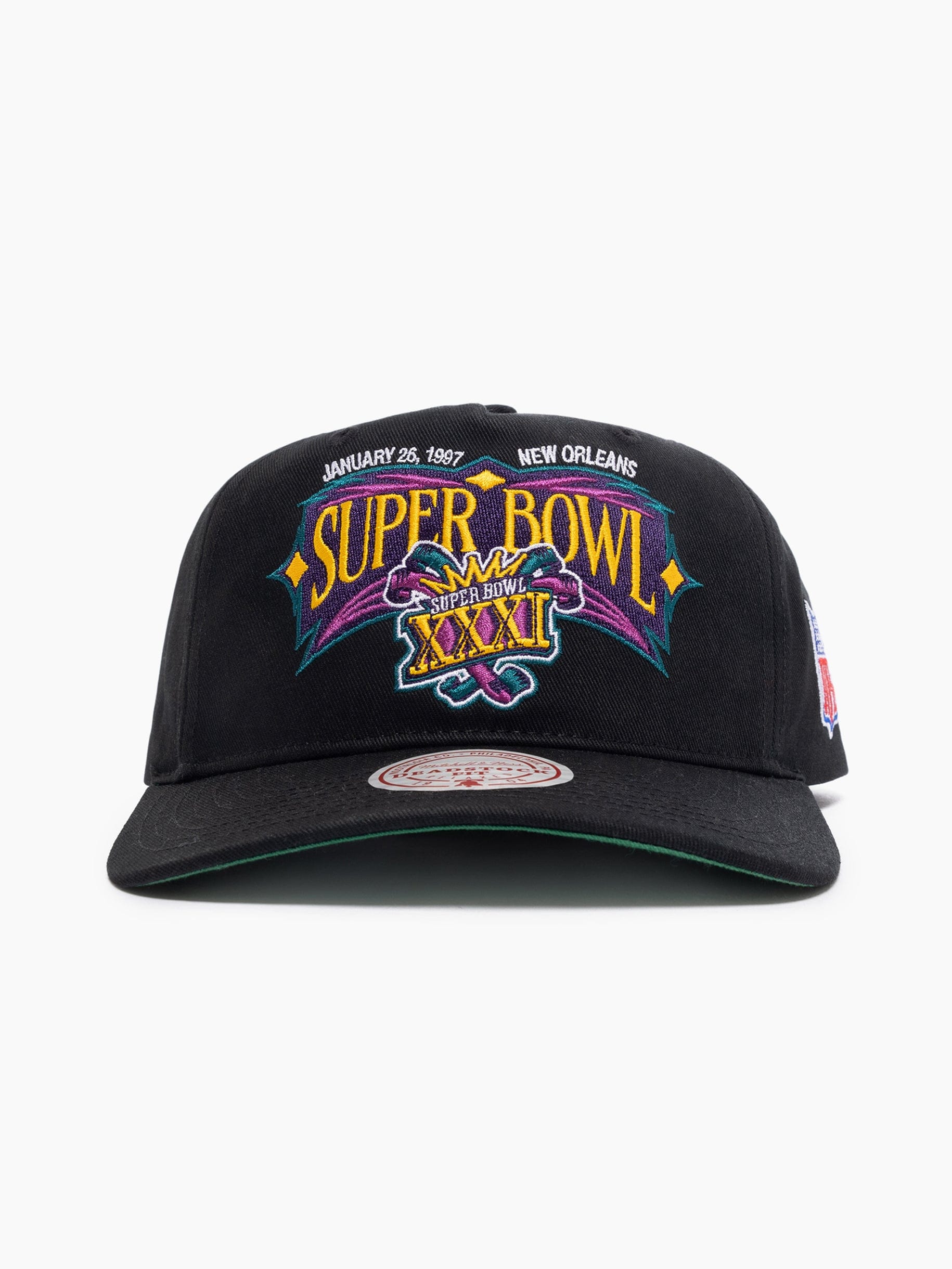 Mitchell And Ness Caps Super Bowl XXXI Mitchell & Ness NFL Origins Deadstock Snapback Hat - Black