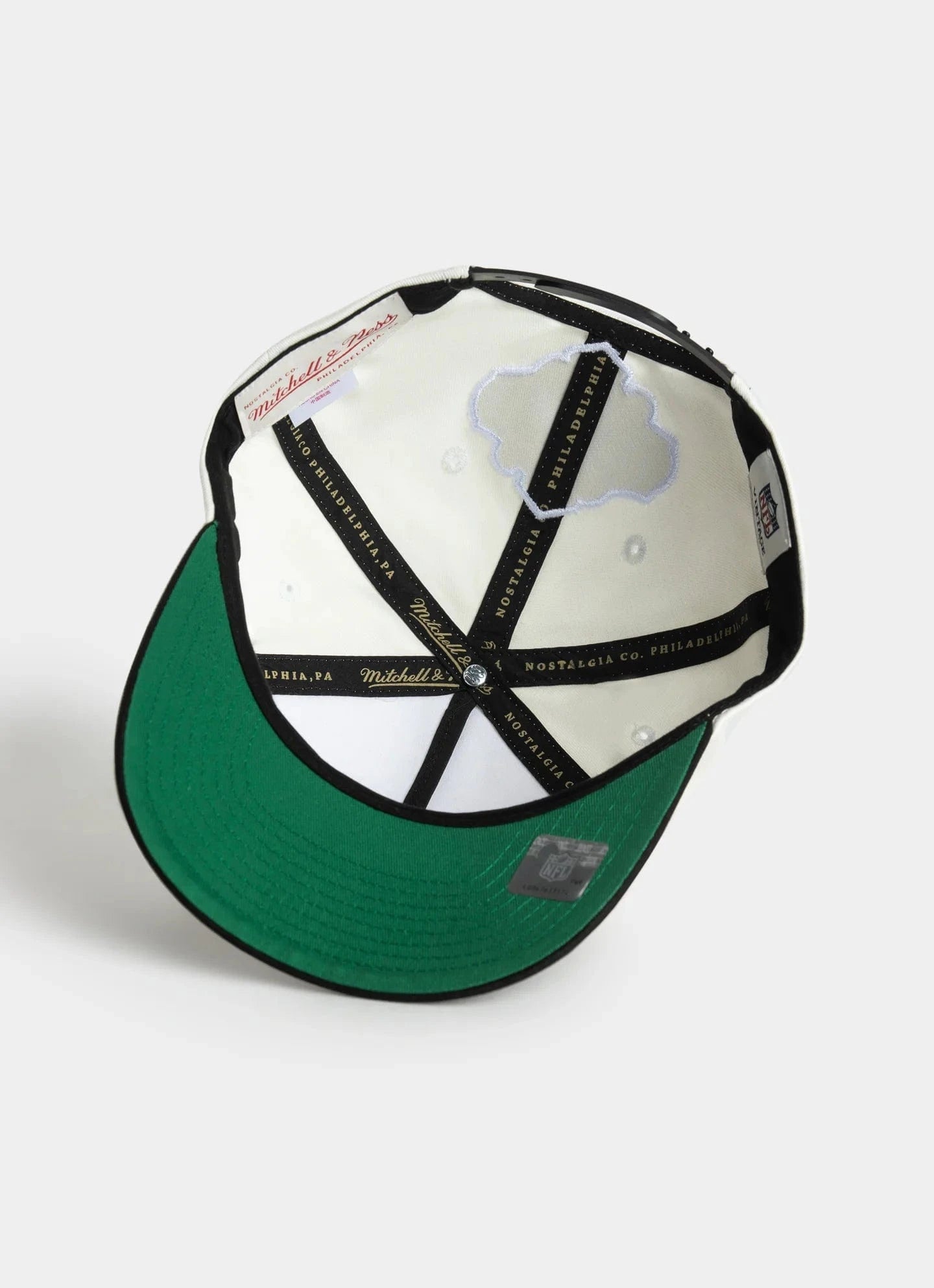 Mitchell And Ness Caps Super Bowl XXXV Mitchell & Ness NFL Origins Deadstock Snapback Hat - Cream