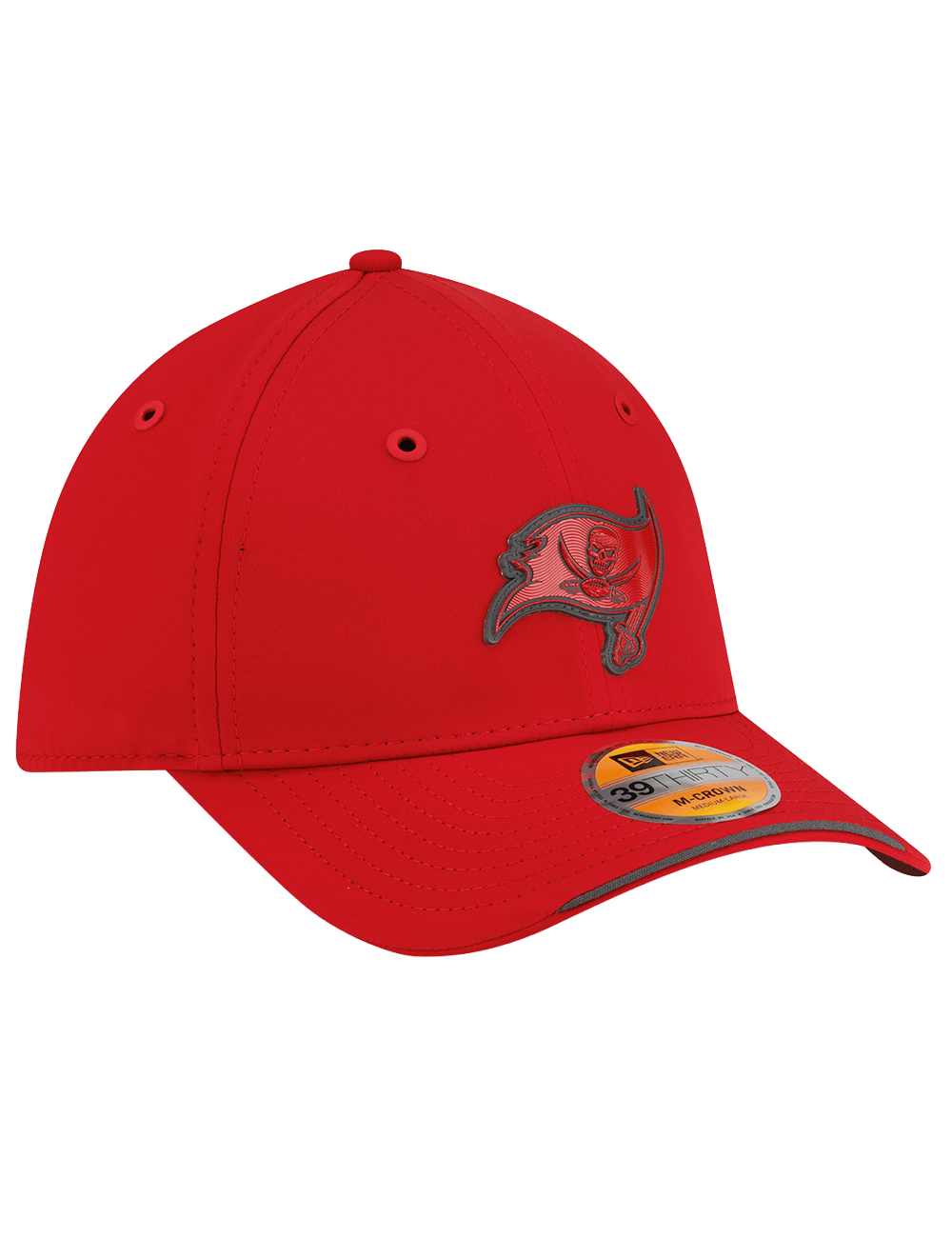 New Era Caps Tampa Bay Buccaneers New Era NFL 26 Sideline 39THIRTY M-Crown Stretch-Fit Hat - Red