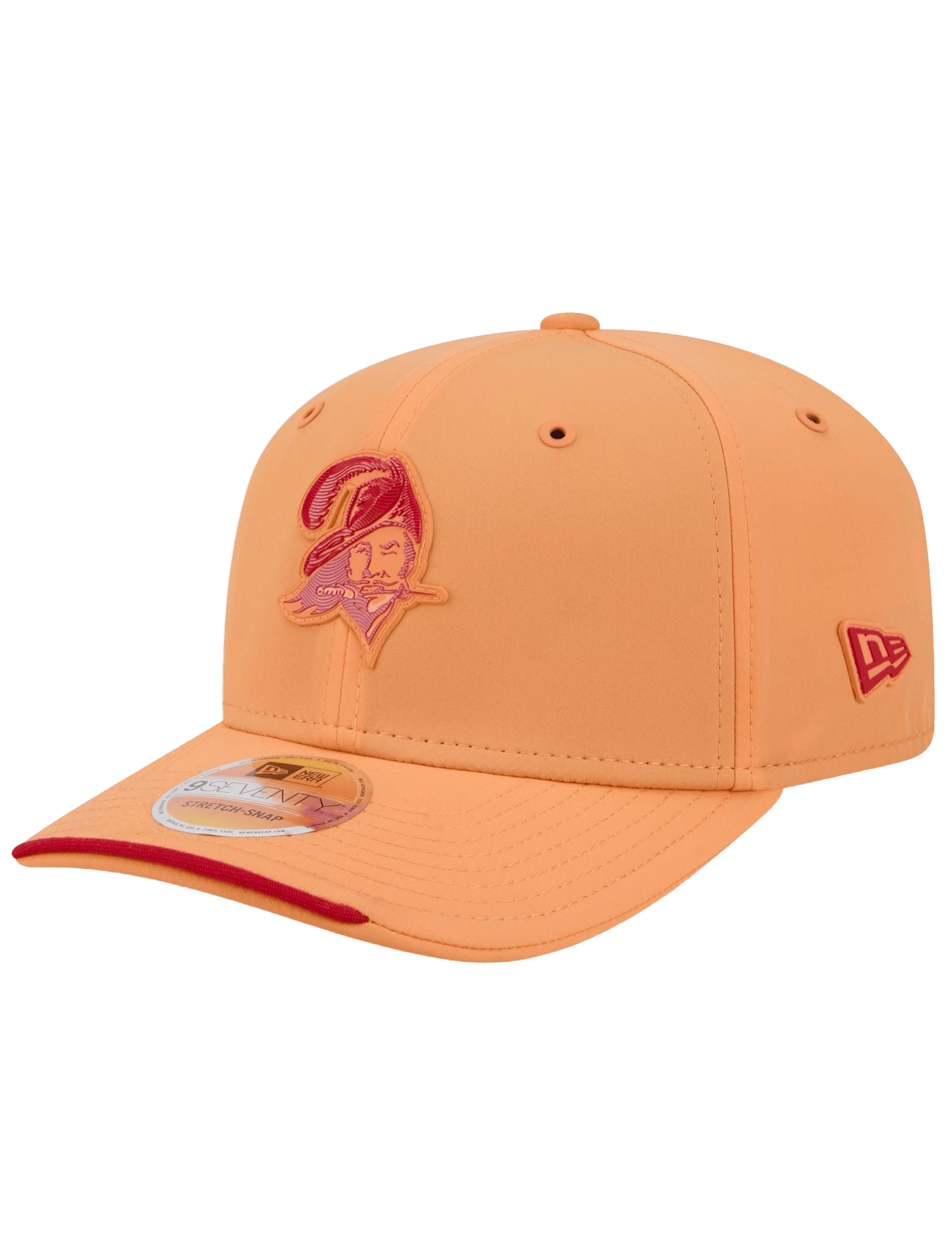 New Era Caps OSFM Tampa Bay Buccaneers New Era NFL 26 Sideline Historic 9SEVENTY Stretch-Snapback Hat - Creamsicle