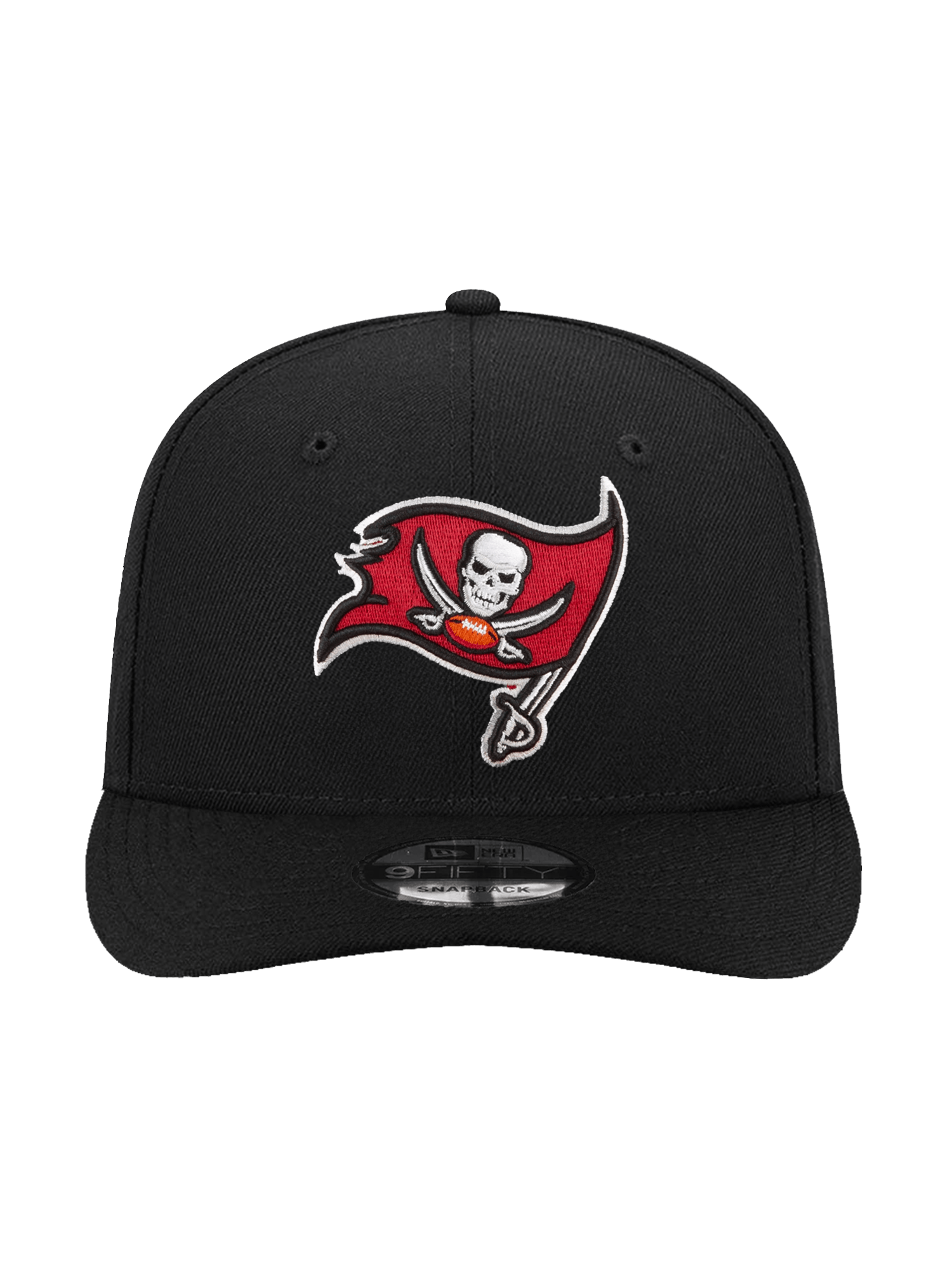 New Era Caps Tampa Bay Buccaneers New Era NFL Team 9FIFTY Pre-Curved Snapback Hat - Black