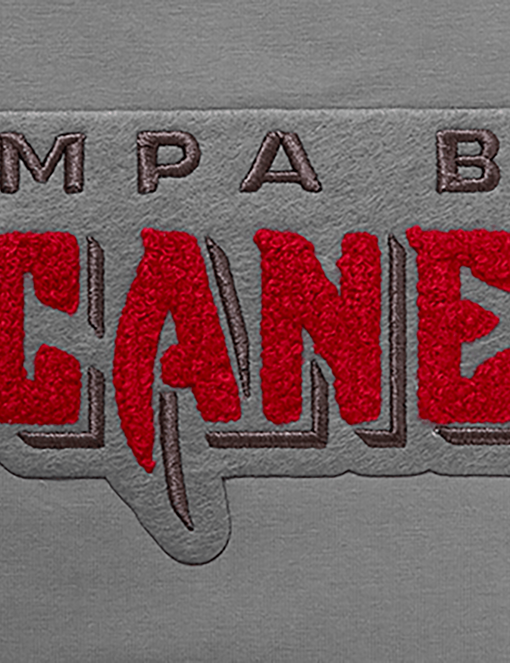 Pro Standard T-Shirts Tampa Bay Buccaneers Pro Standard NFL Classic Chenille Flex T-Shirt - Grey