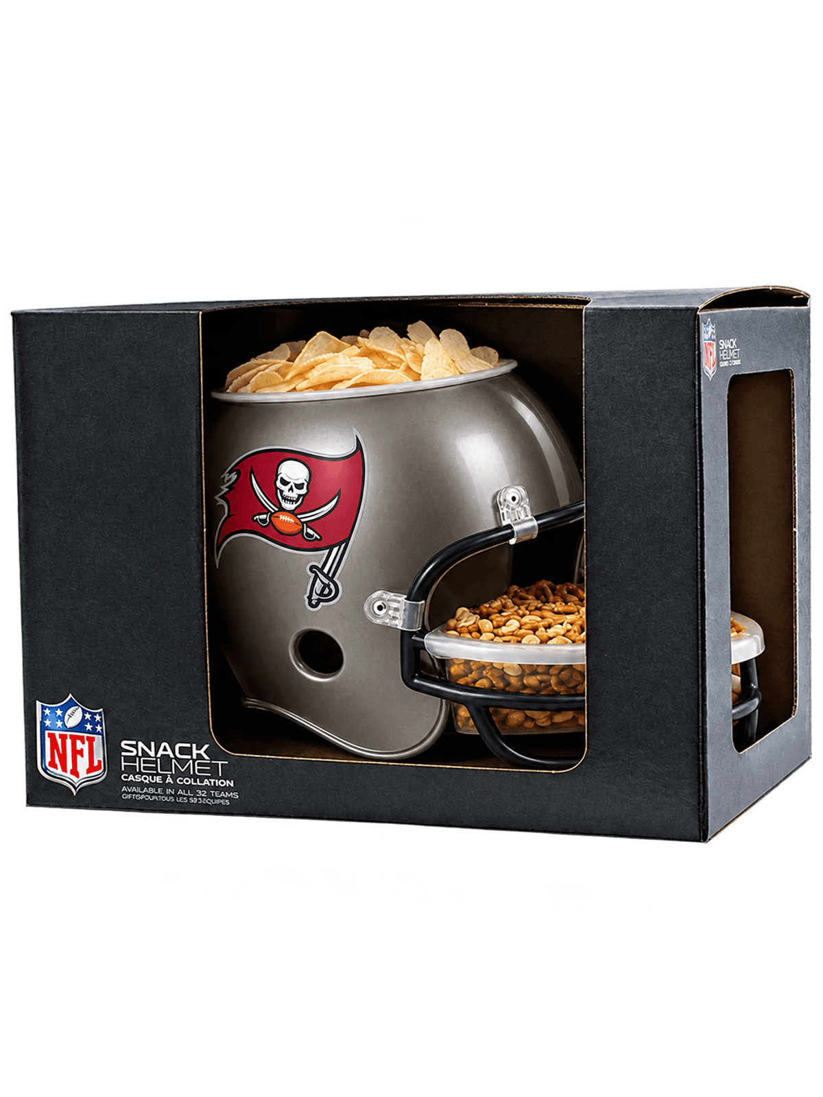 Wincraft Accessories Tampa Bay Buccaneers Wincraft NFL Full Size Multi Compartment Snack Helmet