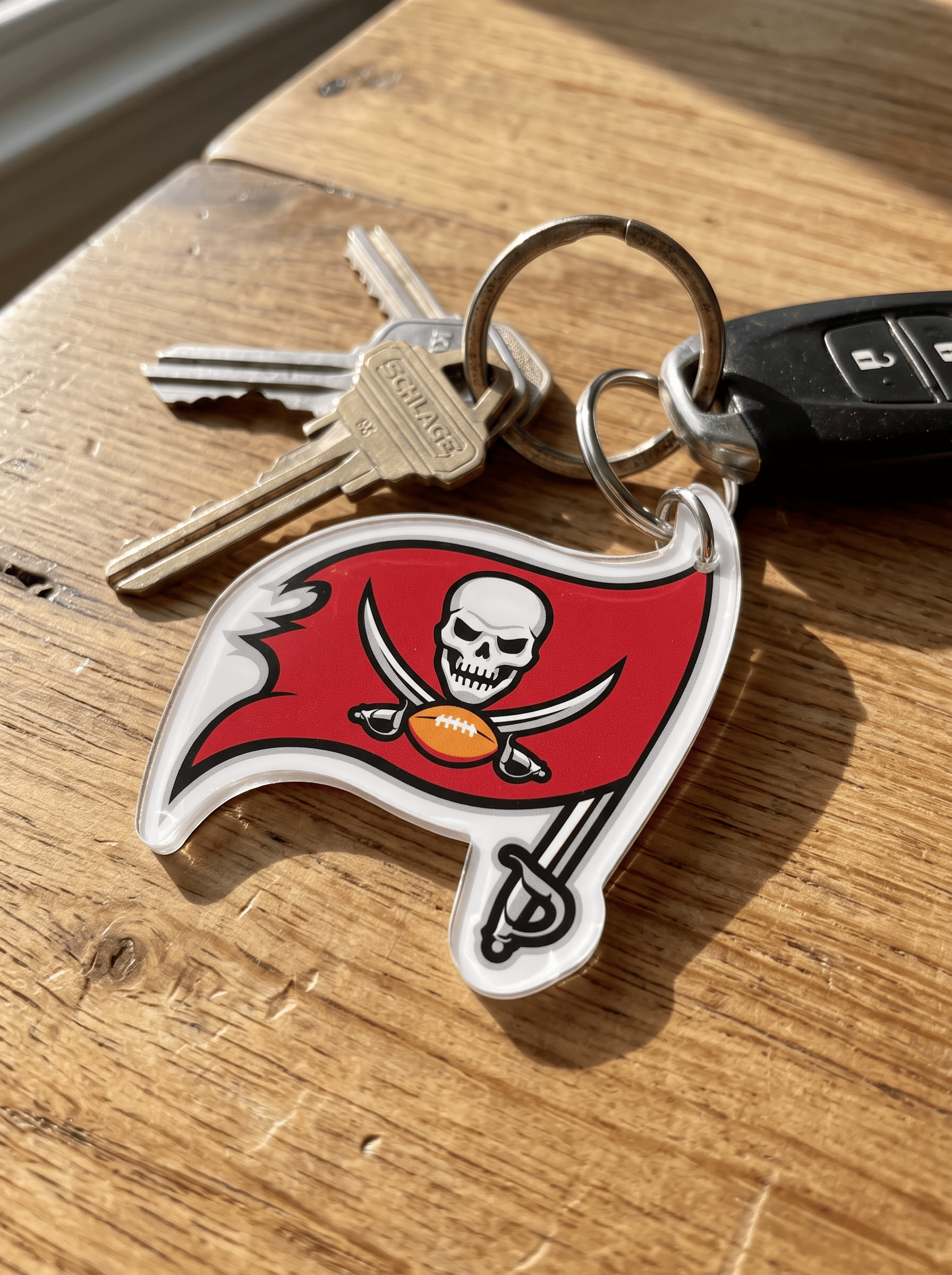 Wincraft Accessories Tampa Bay Buccaneers Wincraft NFL Premium Acrylic Team Key Ring