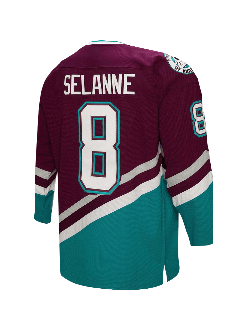 Mitchell And Ness Jerseys Teemu Selanne Anaheim Ducks Mitchell & Ness NHL 96 Power Play Jersey - Purple