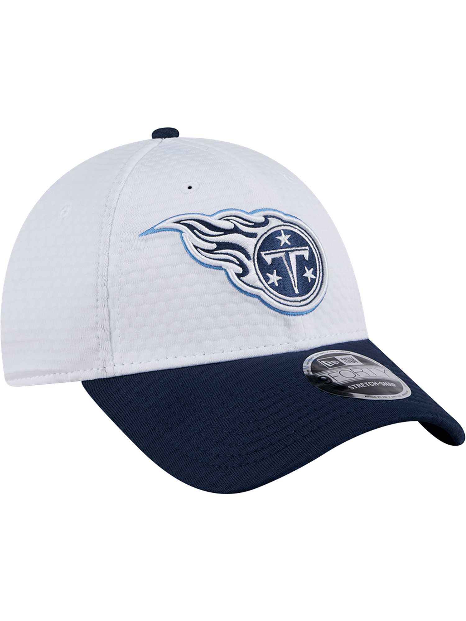 New Era Caps Tennessee Titans New Era NFL 24 Training 9FORTY Stretch-Snapback Hat - White