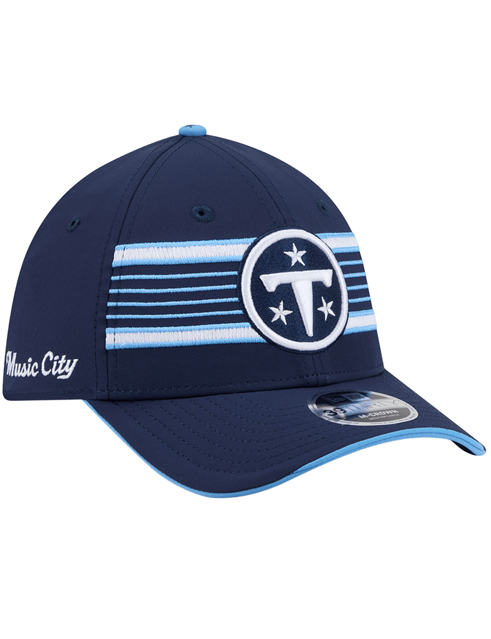 New Era Caps Tennessee Titans New Era NFL 26 Rivalries Sideline 39THIRTY M-Crown Stretch-Fit Hat
