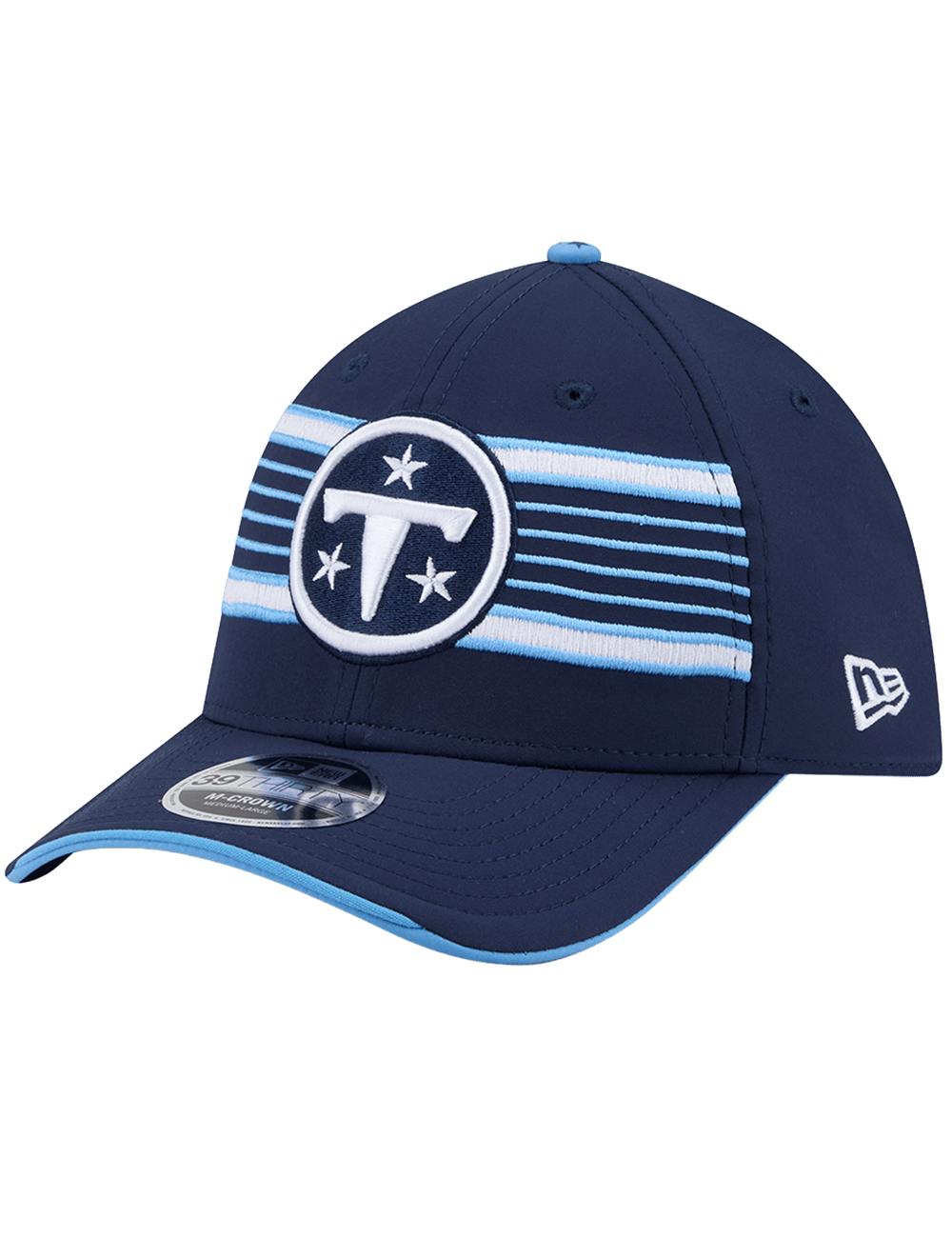 New Era Caps Tennessee Titans New Era NFL 26 Rivalries Sideline 39THIRTY M-Crown Stretch-Fit Hat