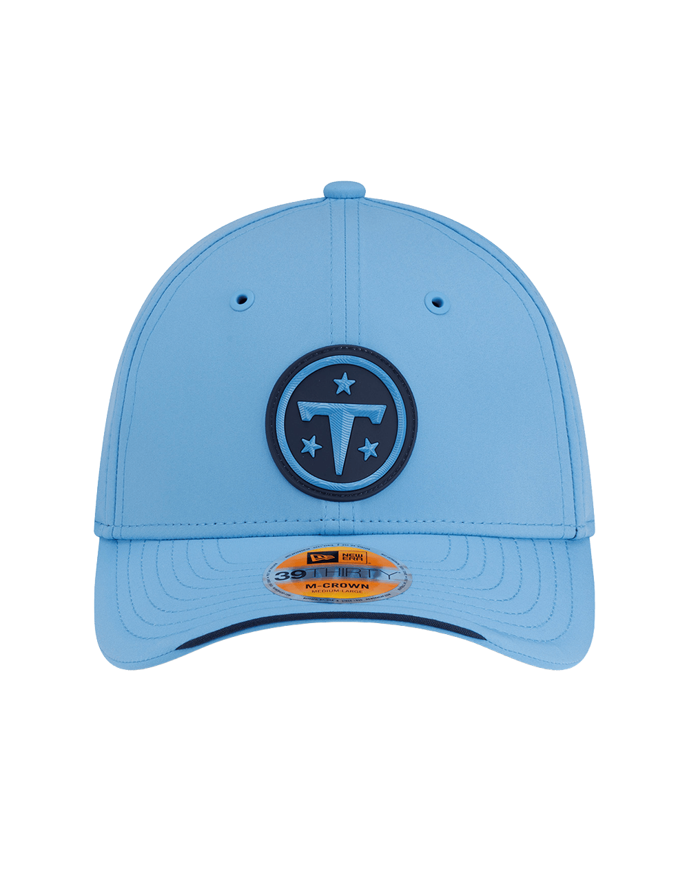 New Era Caps Tennessee Titans New Era NFL 26 Sideline 39THIRTY M-Crown Stretch-Fit Hat - Blue