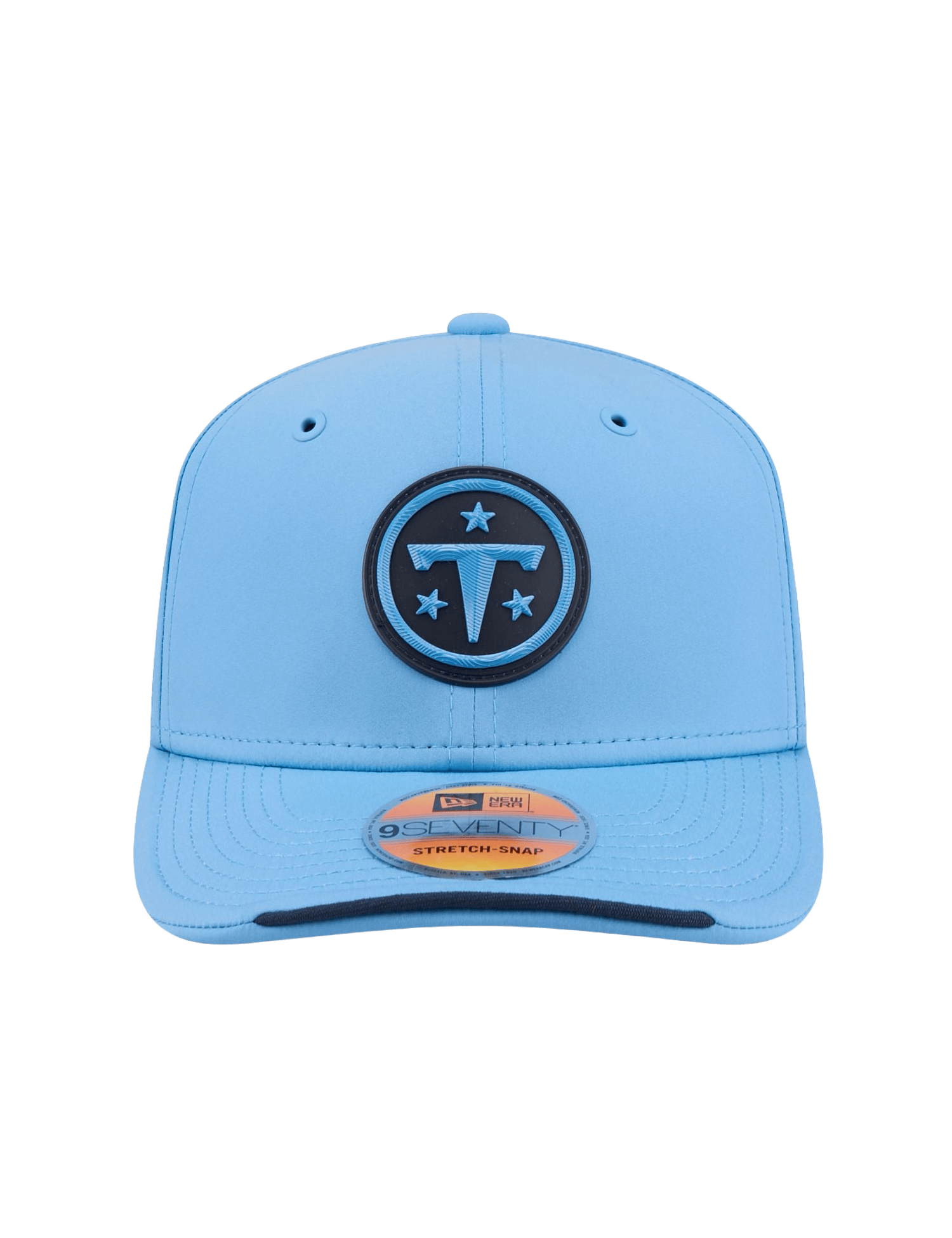 New Era Caps OSFM Tennessee Titans New Era NFL 26 Sideline 9SEVENTY Stretch-Snapback Hat - Light Blue