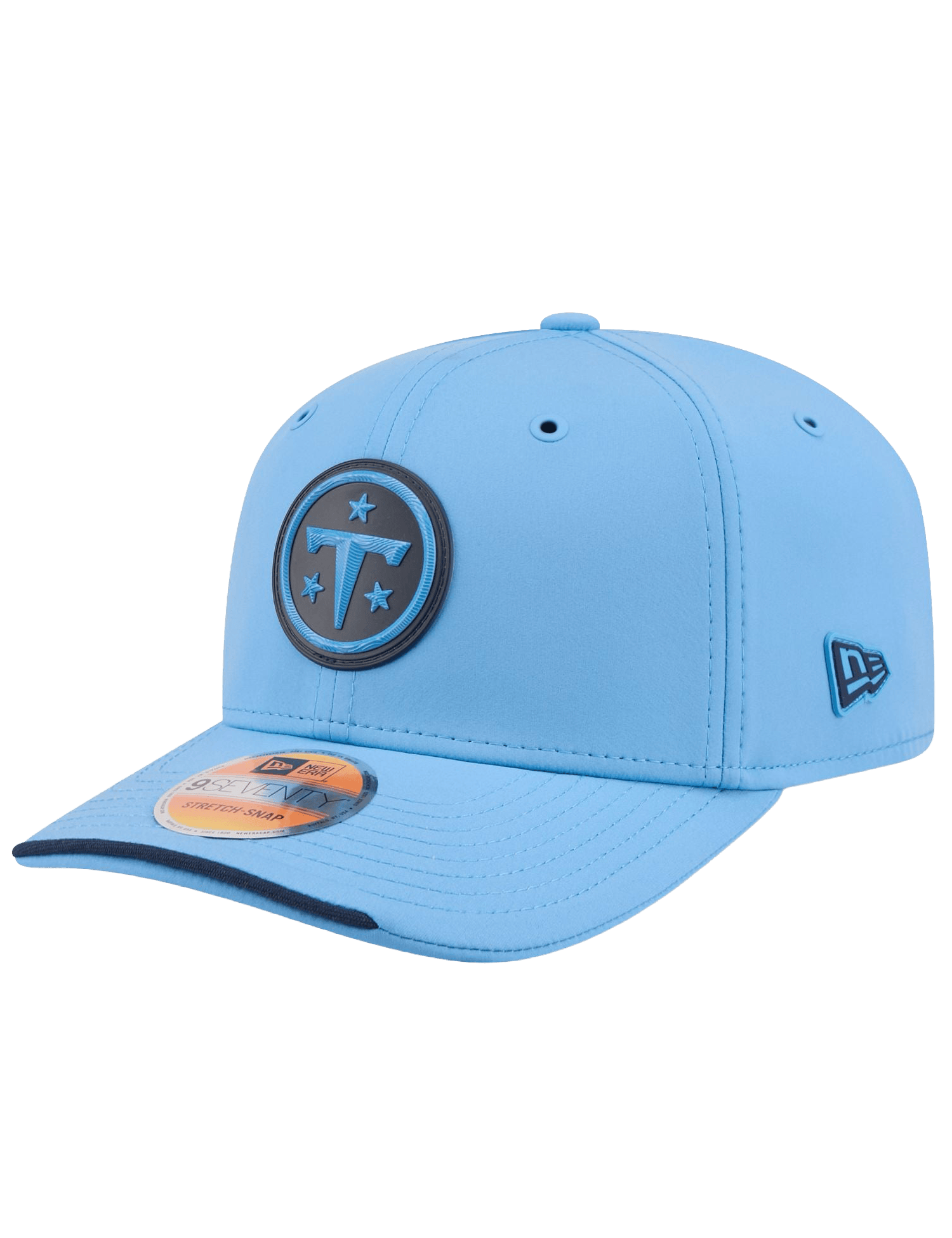New Era Caps OSFM Tennessee Titans New Era NFL 26 Sideline 9SEVENTY Stretch-Snapback Hat - Light Blue