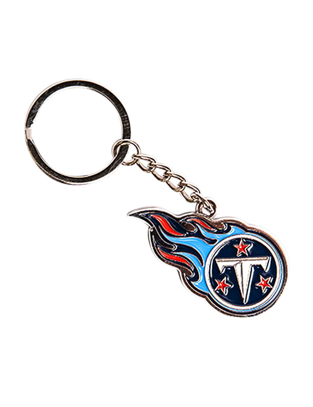 NFL Branded Accessories Tennessee Titans NFL Team Logo Steel Keyring
