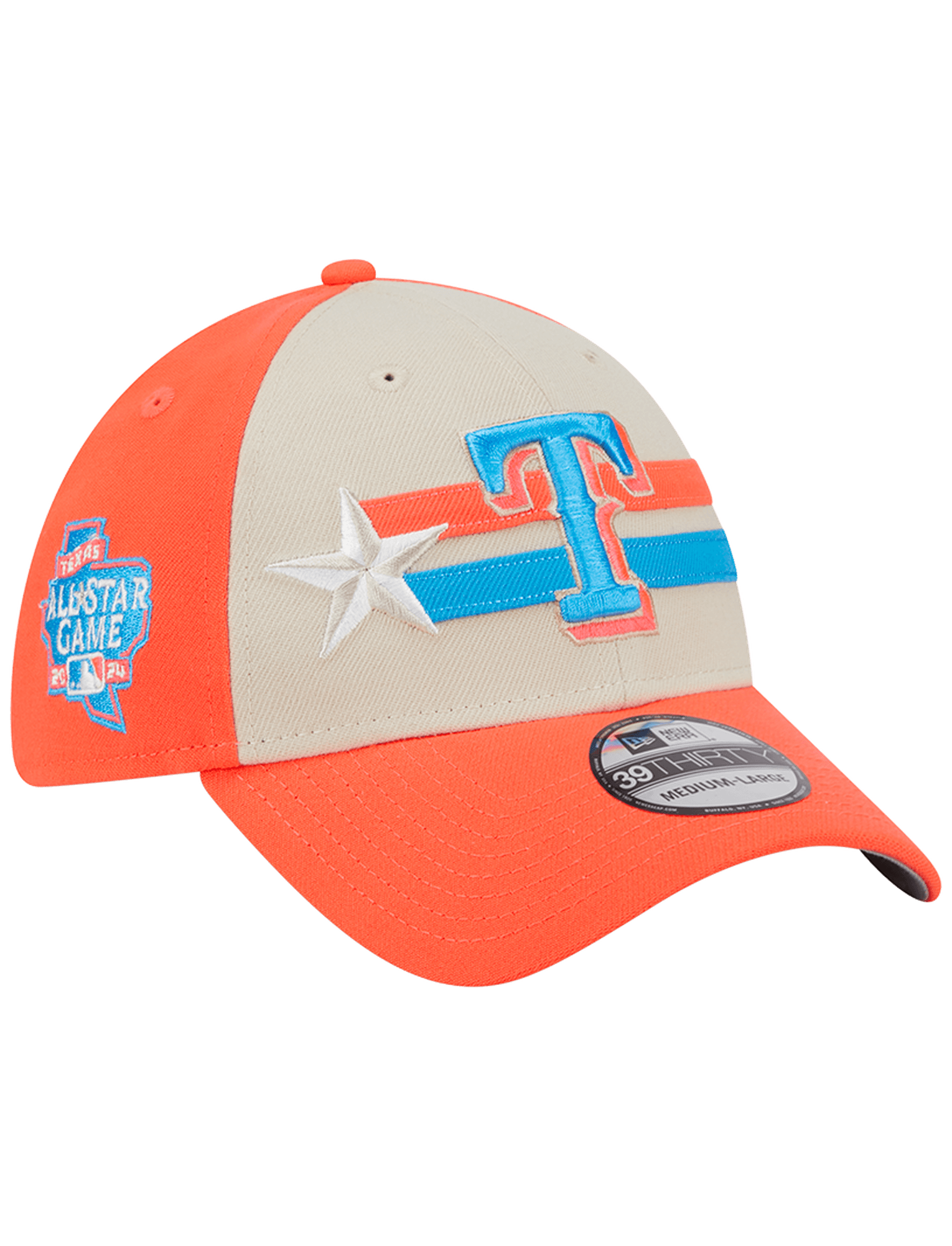 New Era Caps Texas Rangers New Era MLB 24 All-Star Game 39THIRTY Stretch-Fit Hat