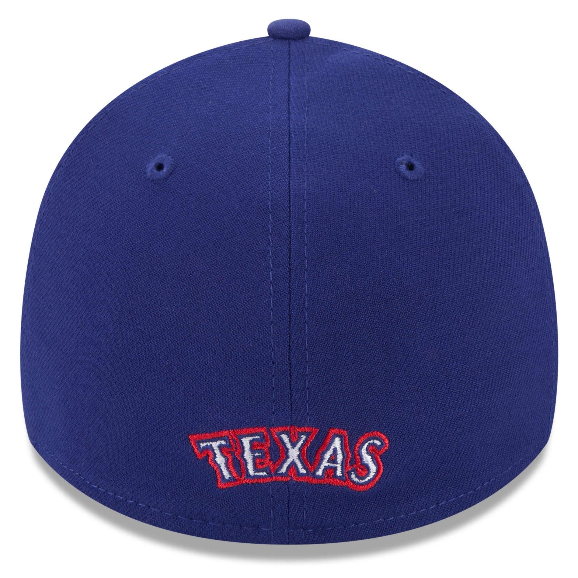 New Era Caps Texas Rangers New Era MLB Gold Champions 39THIRTY Stretch-Fit Hat - Blue