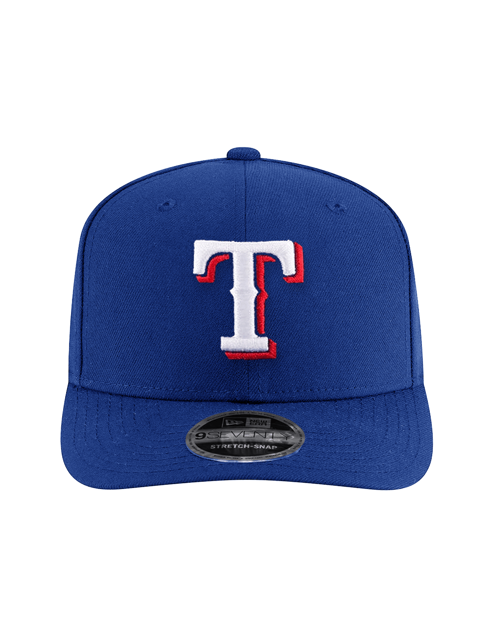 New Era Caps OSFA Texas Rangers New Era MLB Team 9SEVENTY Stretch Snapback Hat - Blue