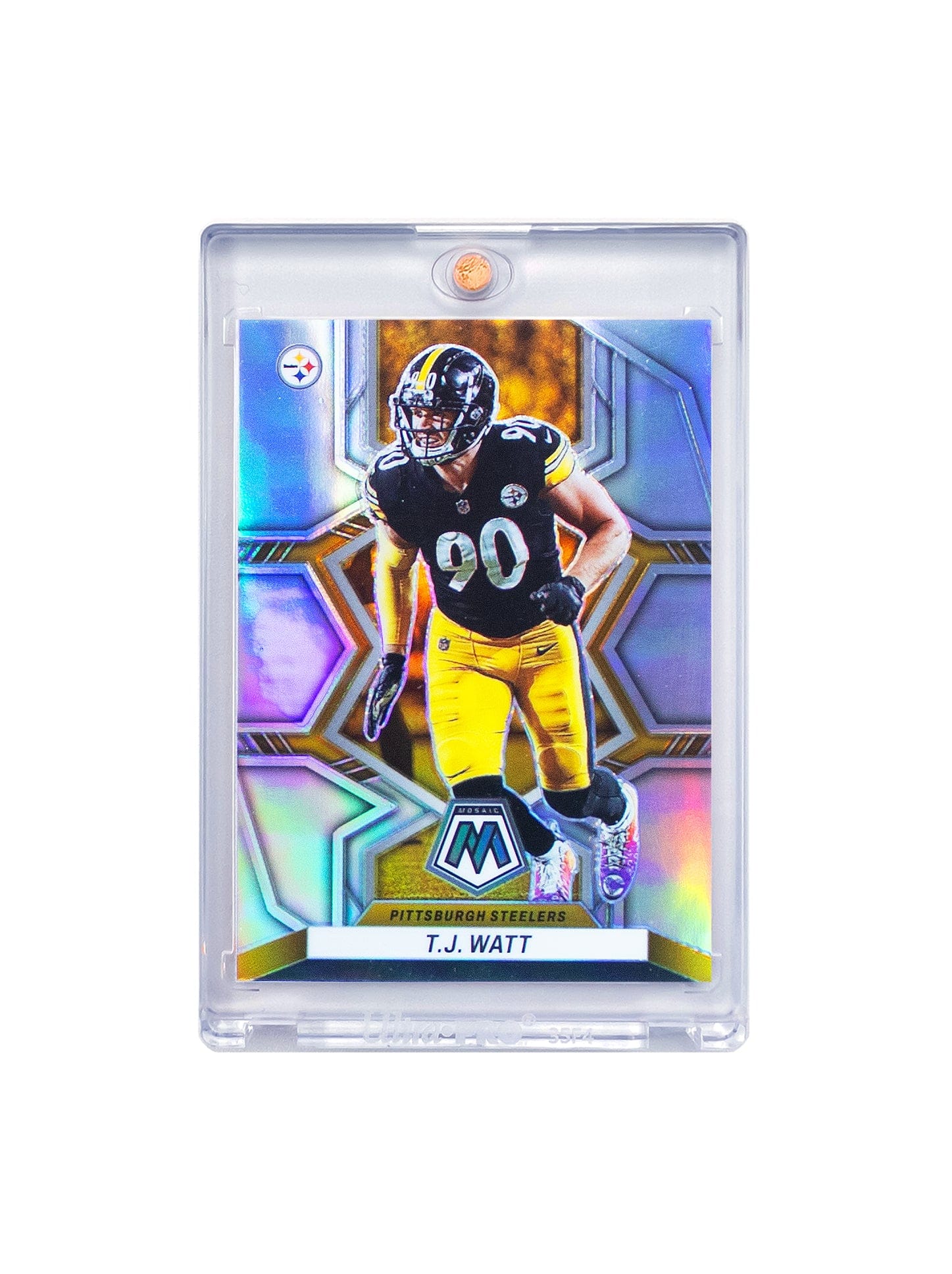 Panini Cards TJ Watt Pittsburgh Steelers Panini NFL Mosaic 22 Silver Card