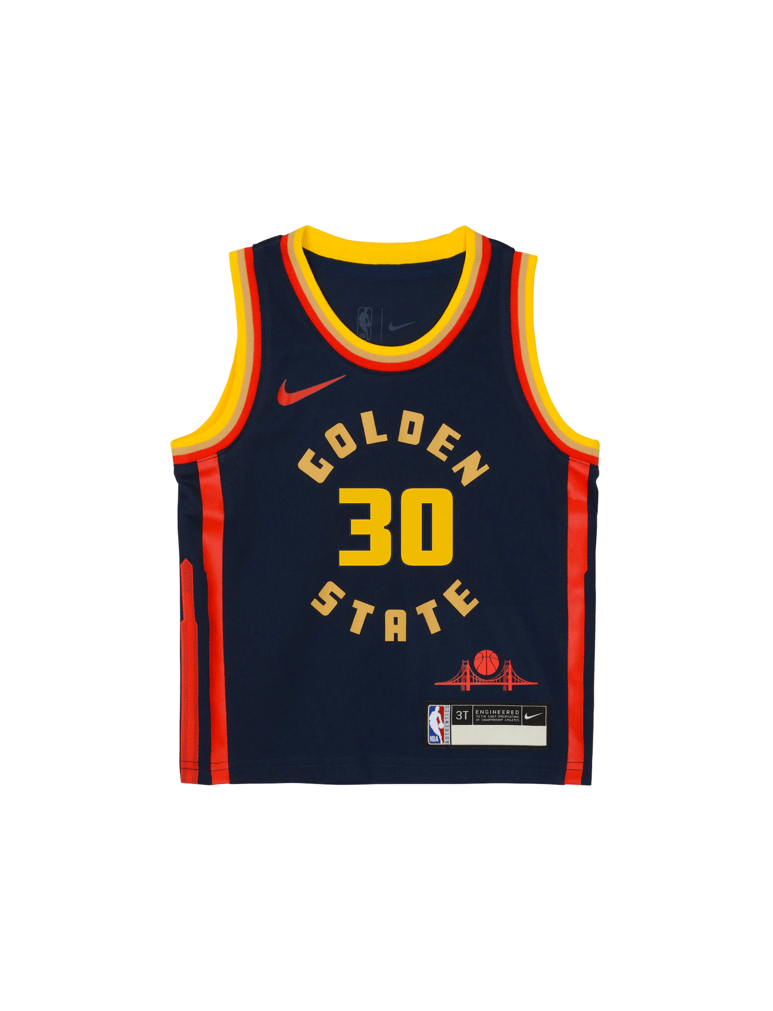 Nike Jerseys Toddlers Steph Curry Golden State Warriors Nike NBA 24-25 City Edition Jersey - Navy