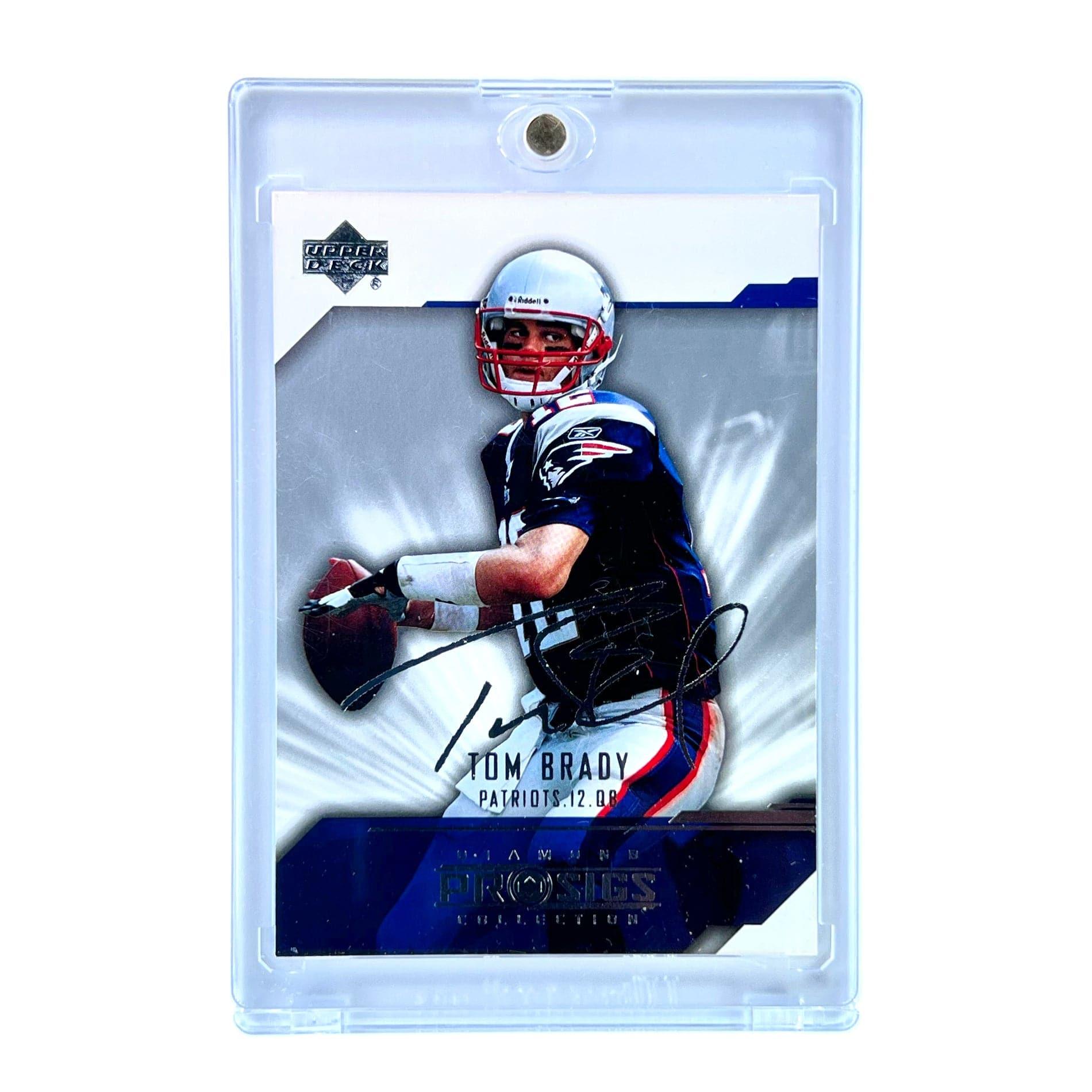 Upper Deck Cards Tom Brady New England Patriots Upper Deck NFL 04 Diamond Pro Sigs Card