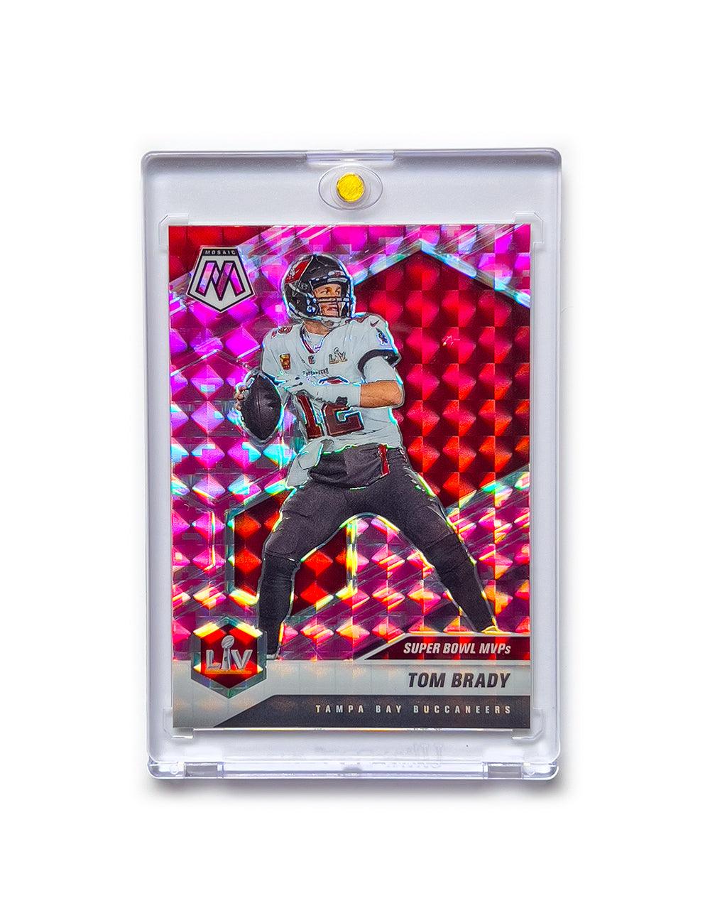 Panini Cards Tom Brady Tampa Bay Buccaneers Panini NFL 21 Mosaic Pink Camo Card