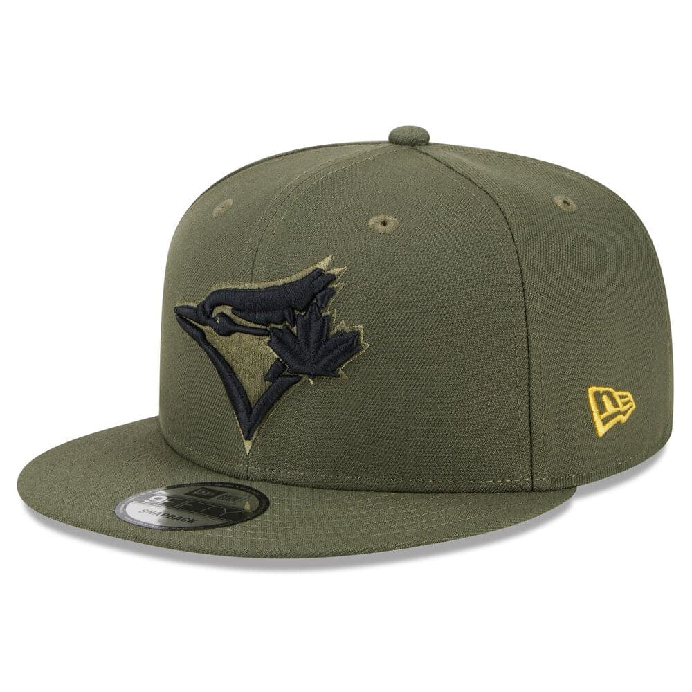 New Era Caps Toronto Blue Jays New Era MLB 2023 Armed Forces 9FIFTY Snapback Hat - Army