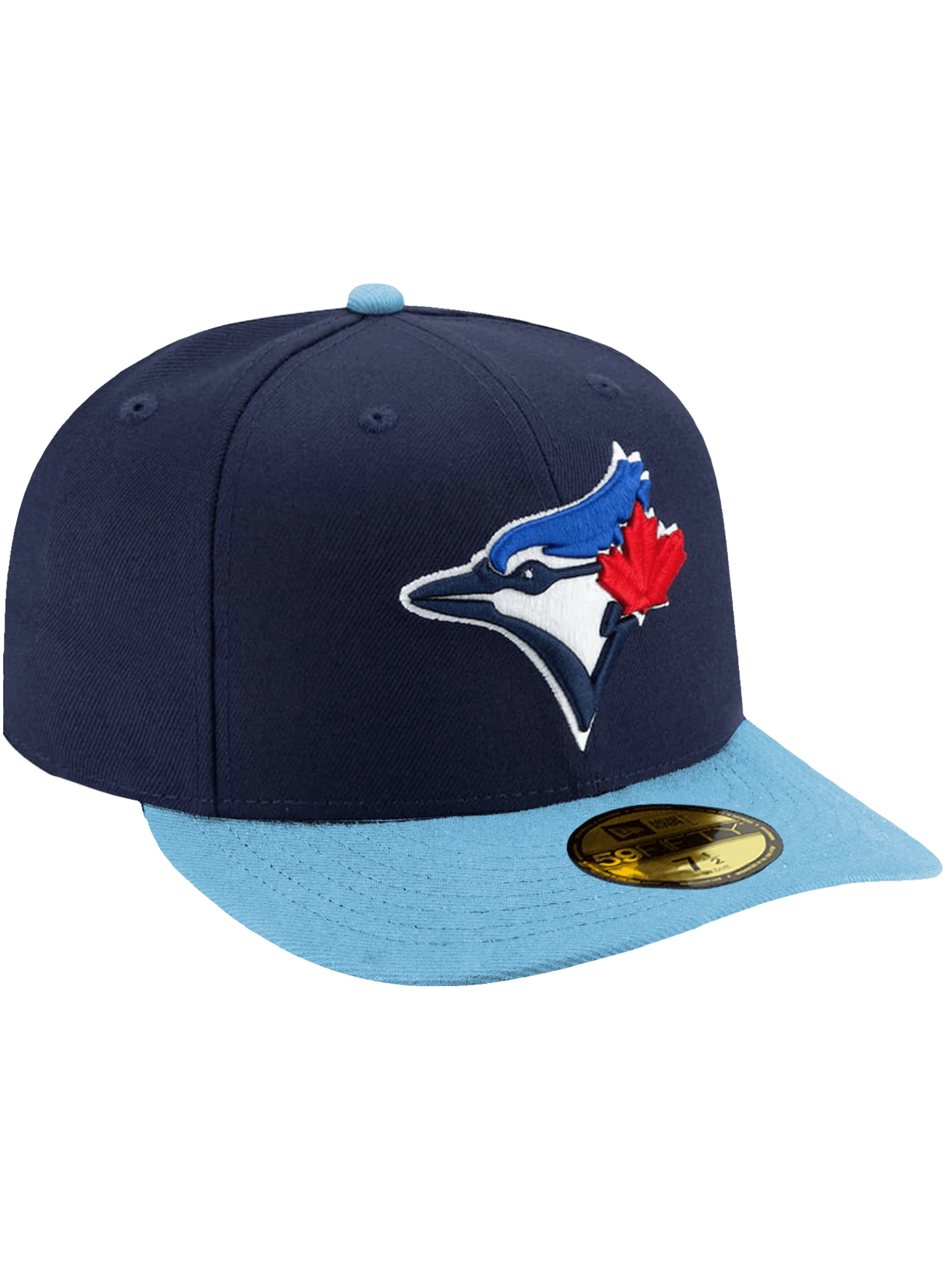 New Era Caps Toronto Blue Jays New Era MLB Alt AC On-Field Pre-Curved 59FIFTY Fitted Hat - Navy
