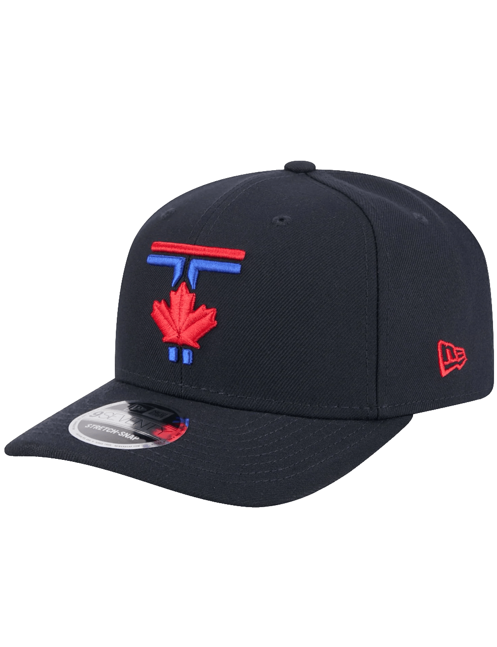 New Era Caps Toronto Blue Jays New Era MLB City Connect 9SEVENTY Stretch Snapback Hat - Navy