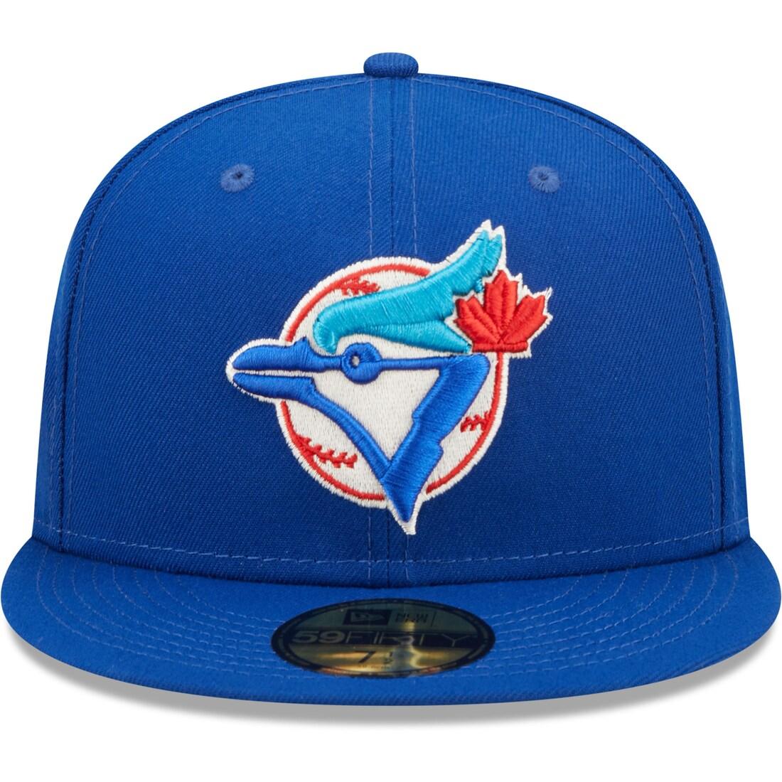 New Era Caps Toronto Blue Jays New Era MLB Pop Sweat 59FIFTY Fitted Hat - Blue