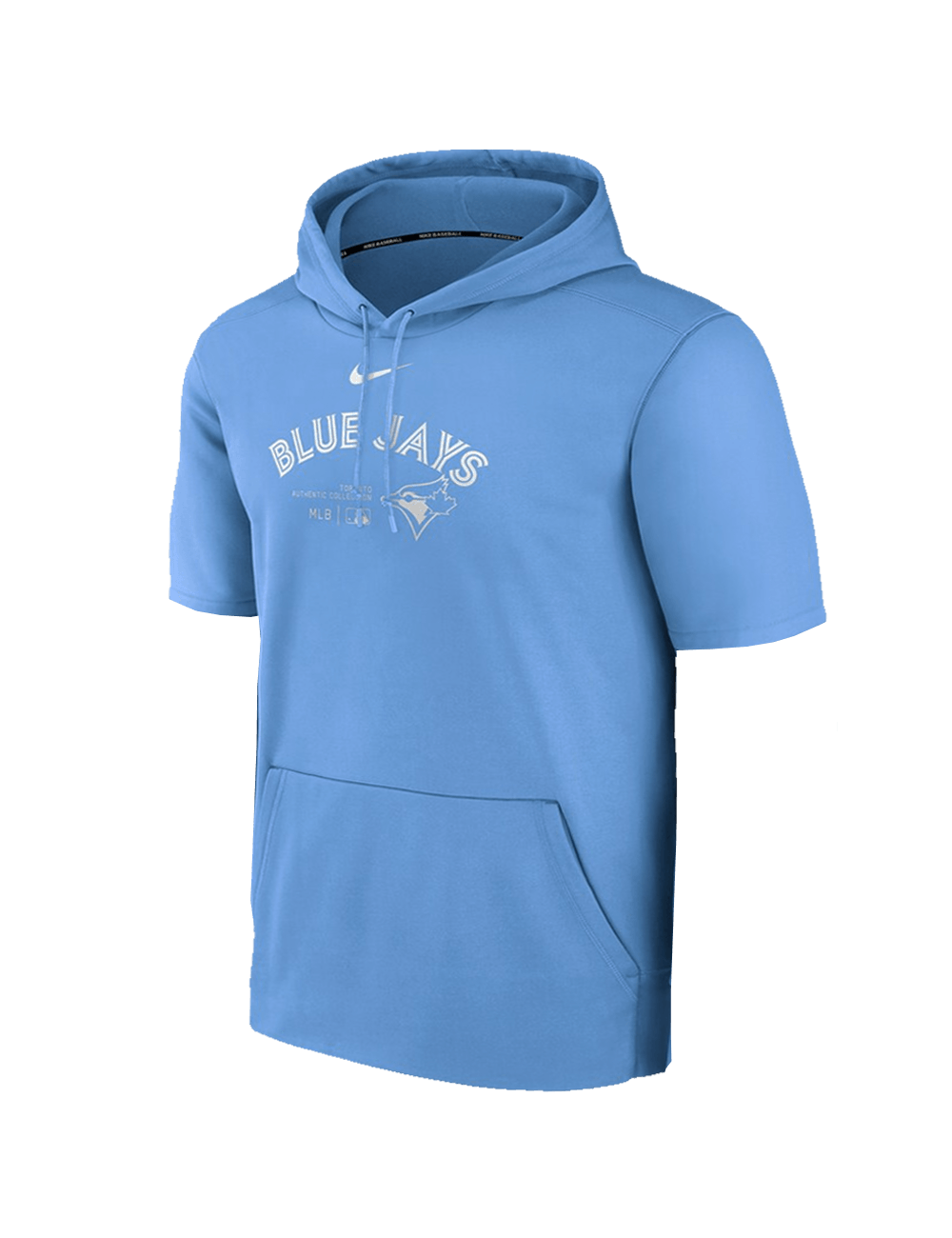 Nike Jumpers Toronto Blue Jays Nike MLB AC Performance Short Sleeve Hoodie Jumper - Blue