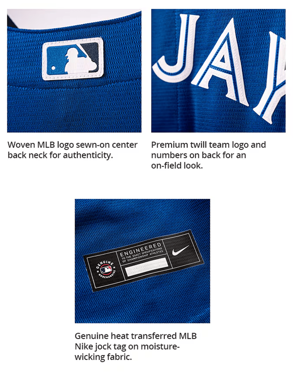Nike Jerseys Toronto Blue Jays Nike MLB Alternate Replica Jersey - Blue