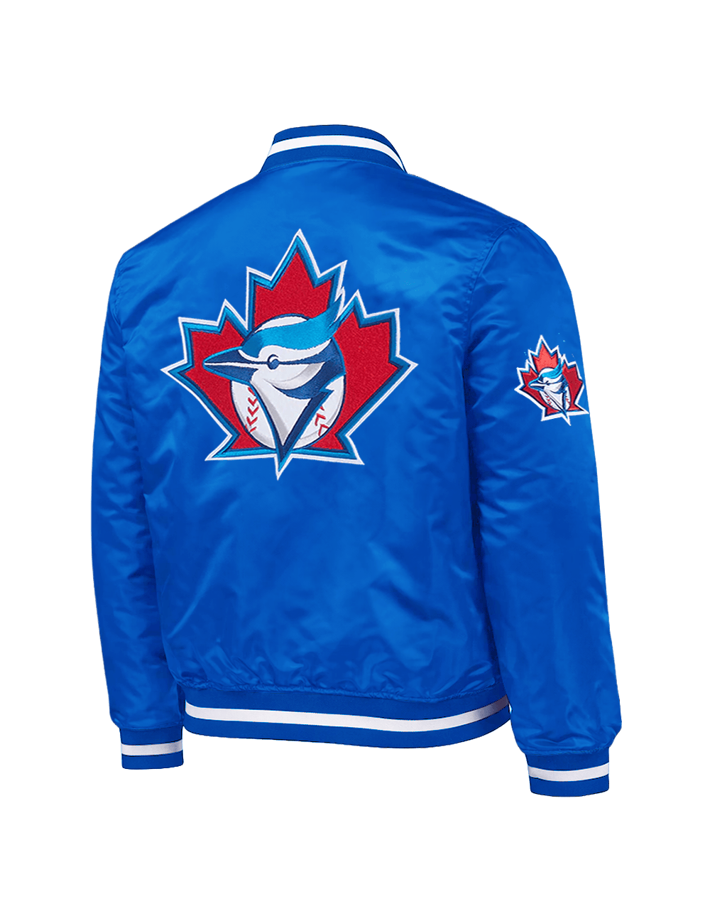 Pro Standard Jackets Toronto Blue Jays Pro Standard MLB Retro Classic Rib Satin Jacket - Blue