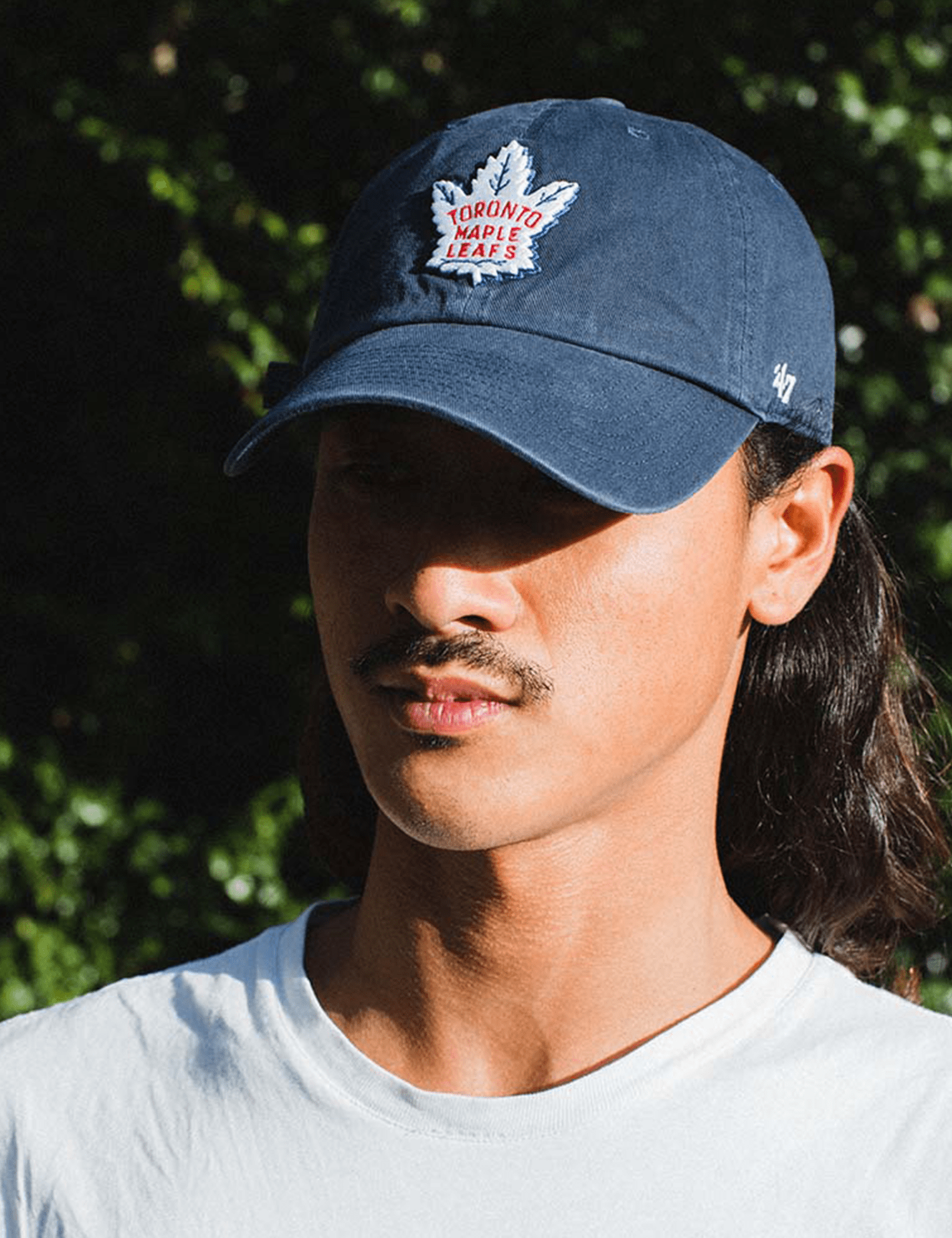 47 Brand Caps Toronto Maple Leafs '47 MLB Team Alt Clean Up Strapback Hat - Navy