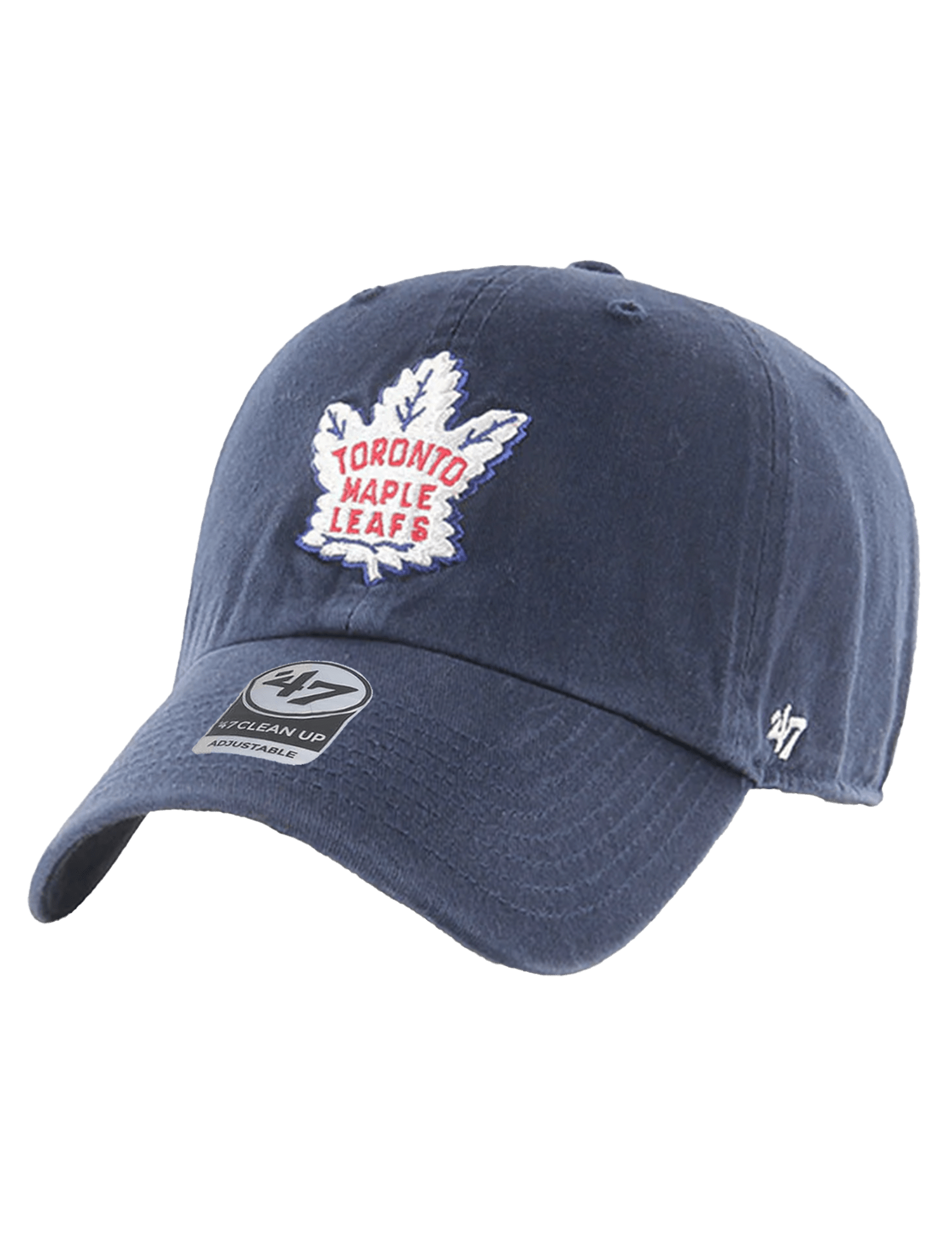 47 Brand Caps Toronto Maple Leafs '47 MLB Team Alt Clean Up Strapback Hat - Navy