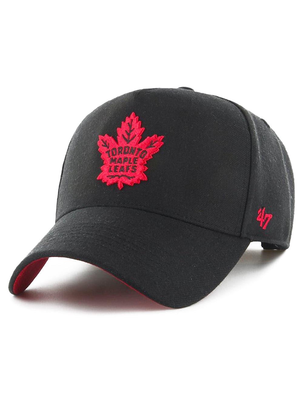 47 Brand Caps Toronto Maple Leafs ’47 NHL Red Zone MVP DT Snapback Hat - Black