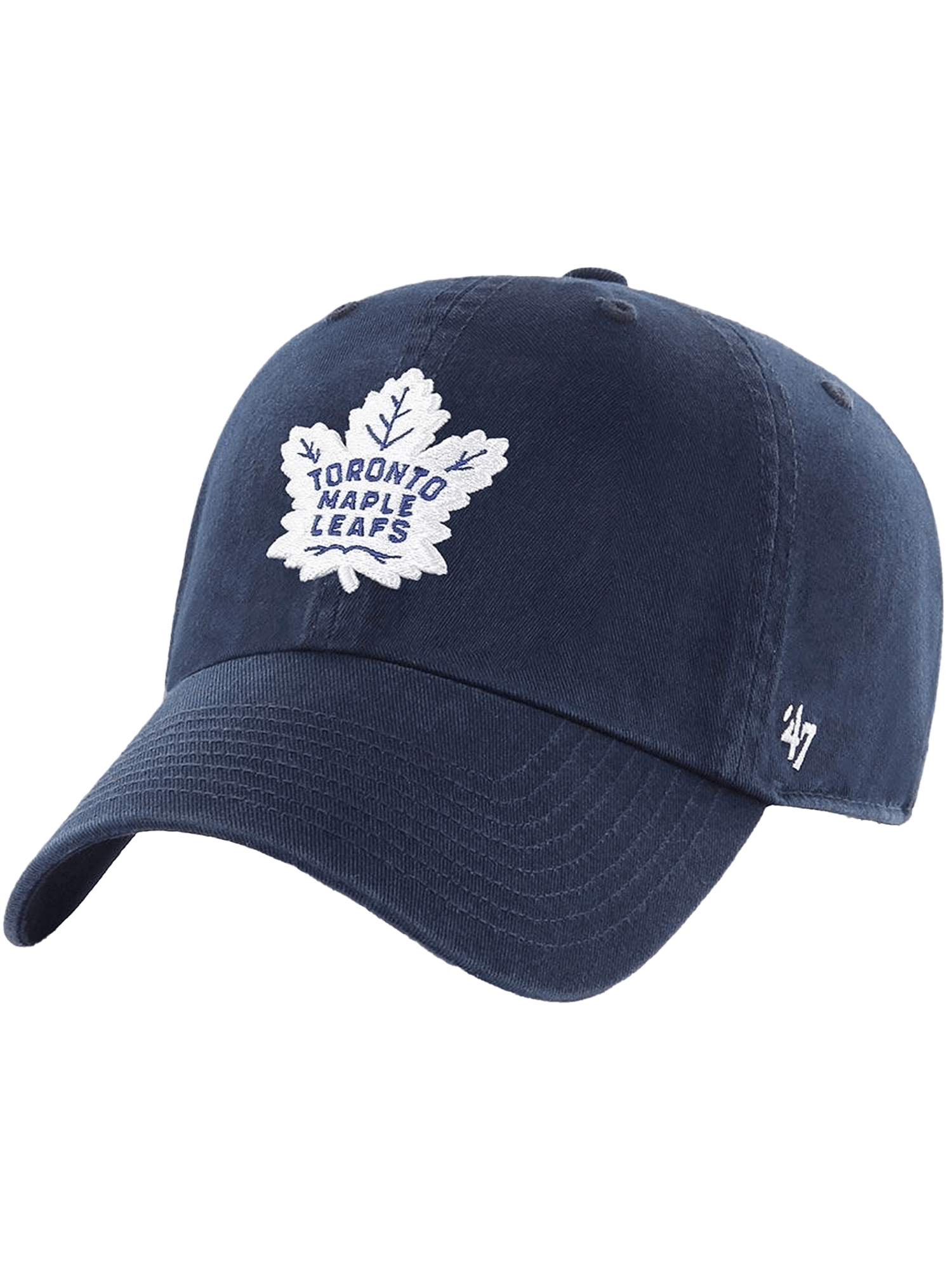 47 Brand Caps Toronto Maple Leafs ‘47 NHL Team Clean Up Strapback Hat - Navy