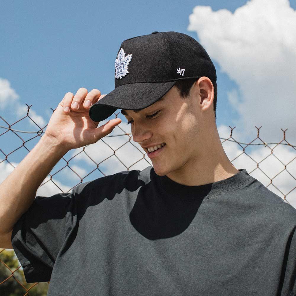 47 Brand Caps Toronto Maple Leafs ’47 NHL Team MVP DT Snapback Hat - Black