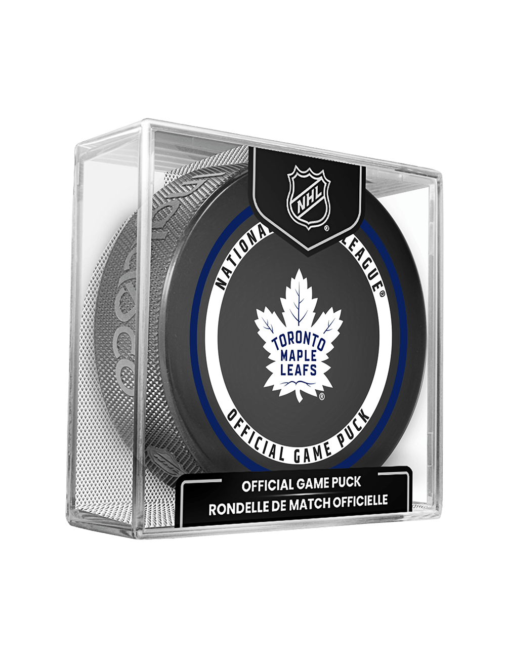 Inglasco Pucks Toronto Maple Leafs Inglasco NHL 26-27 Official Game Puck In Cube