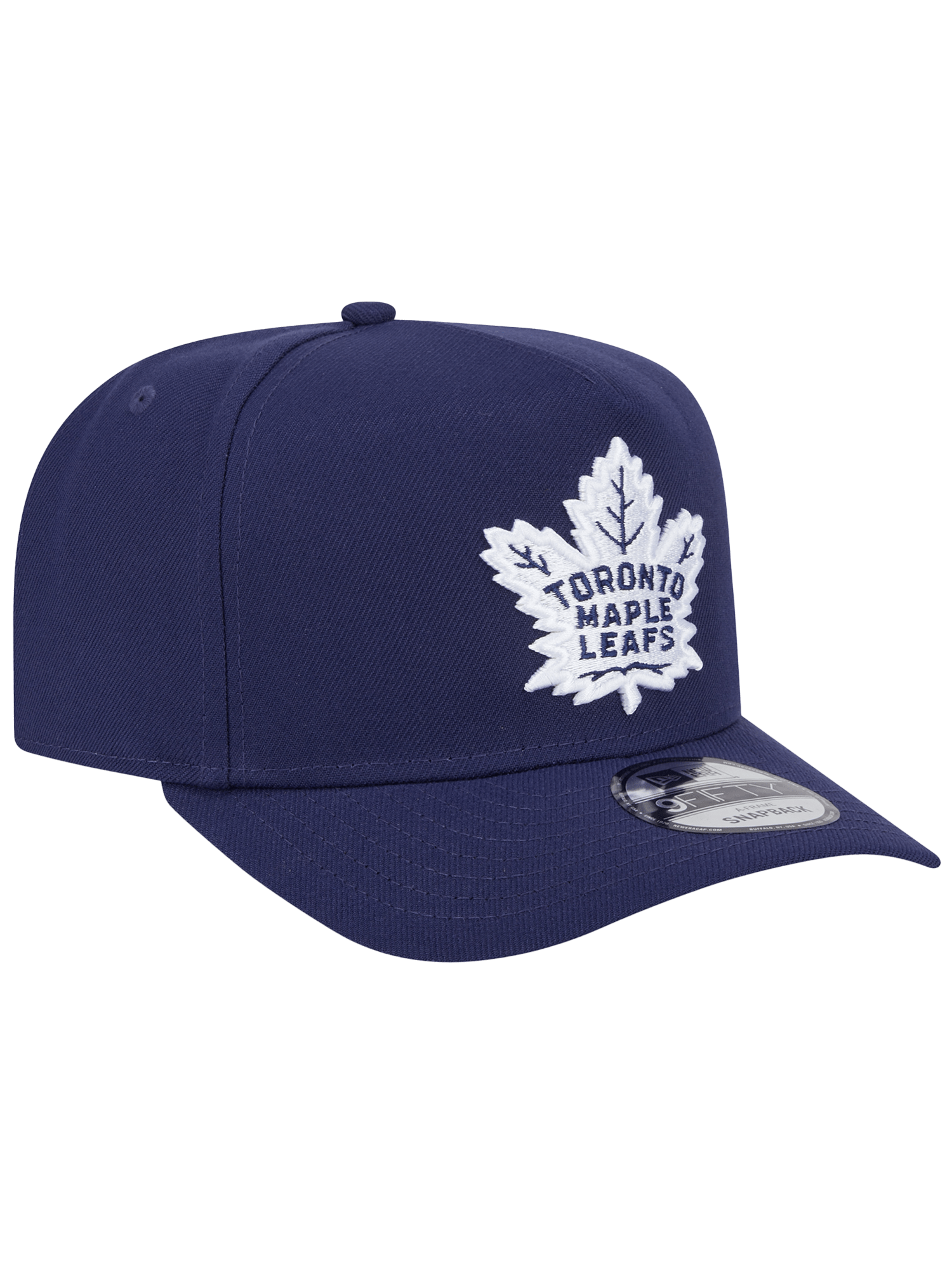 New Era Caps Toronto Maple Leafs New Era NHL Team Pre-Curved 9FIFTY A-Frame Snapback Hat - Navy