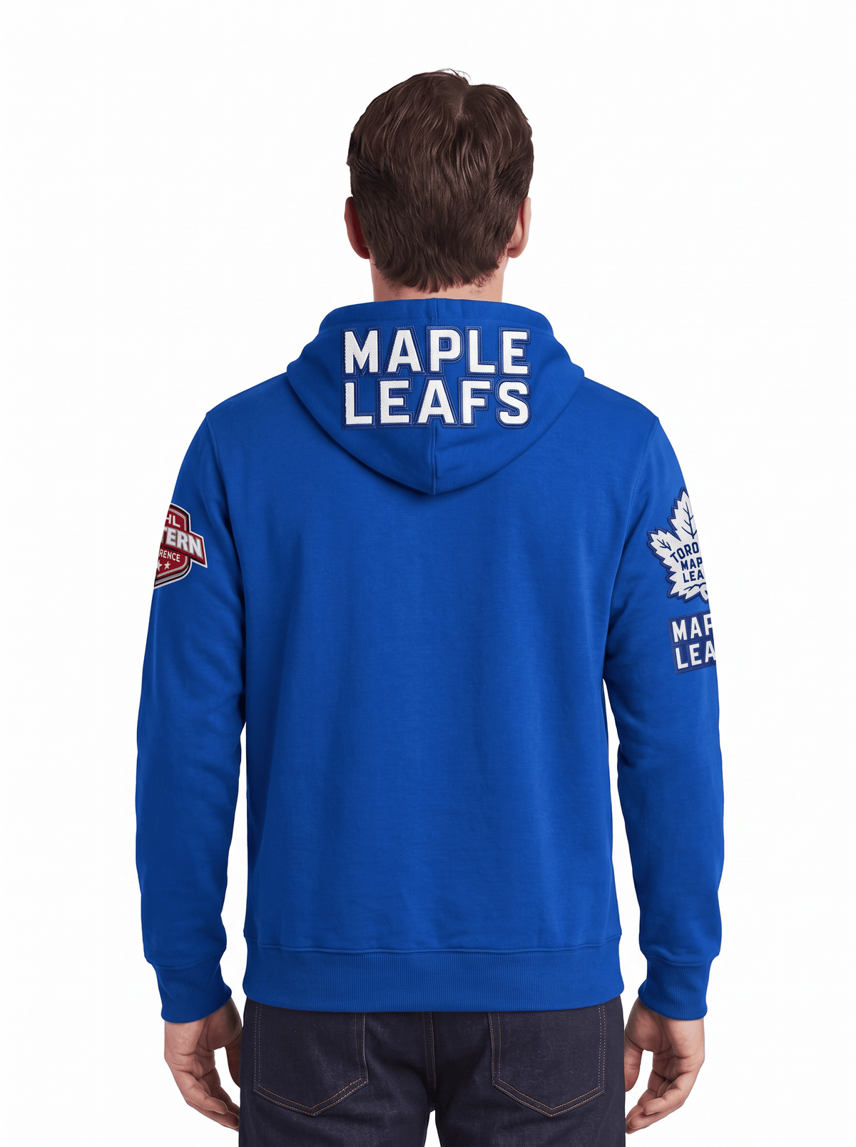 Pro Standard Jumpers Toronto Maple Leafs Pro Standard NHL Classic Chenille Flex Hoodie Jumper - Blue
