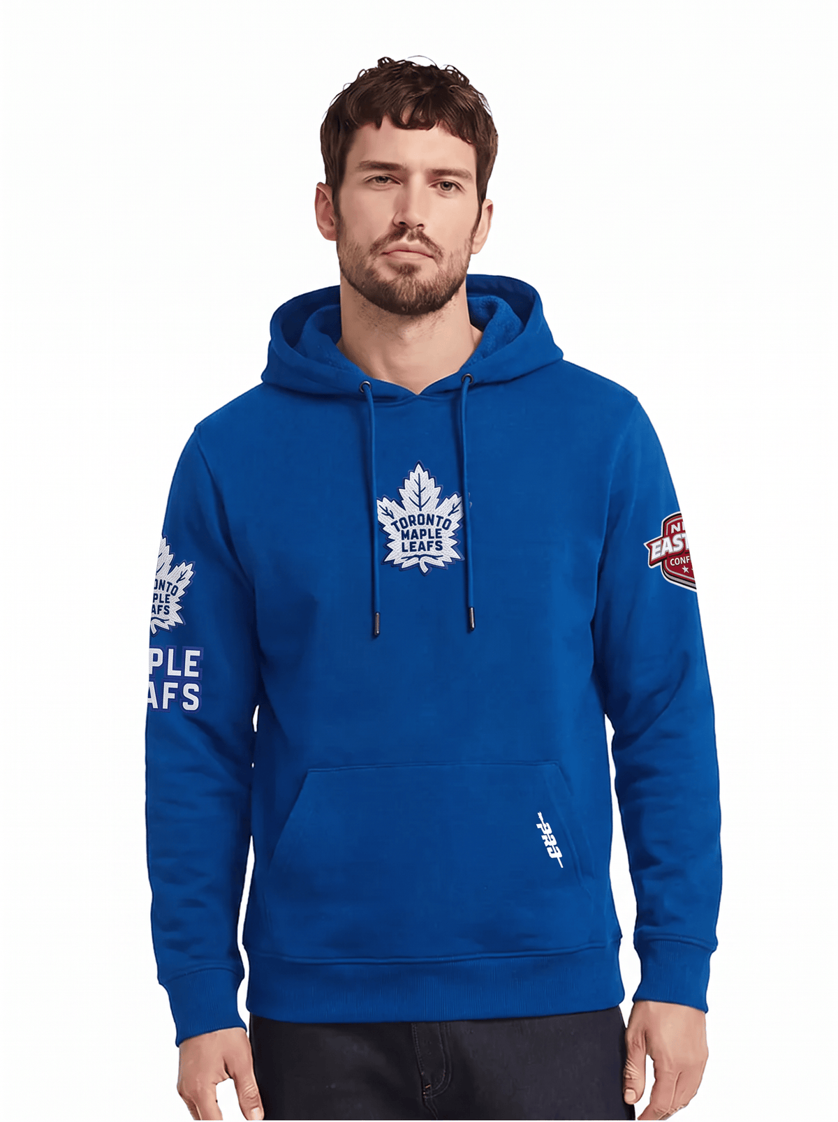 Pro Standard Jumpers Toronto Maple Leafs Pro Standard NHL Classic Chenille Flex Hoodie Jumper - Blue
