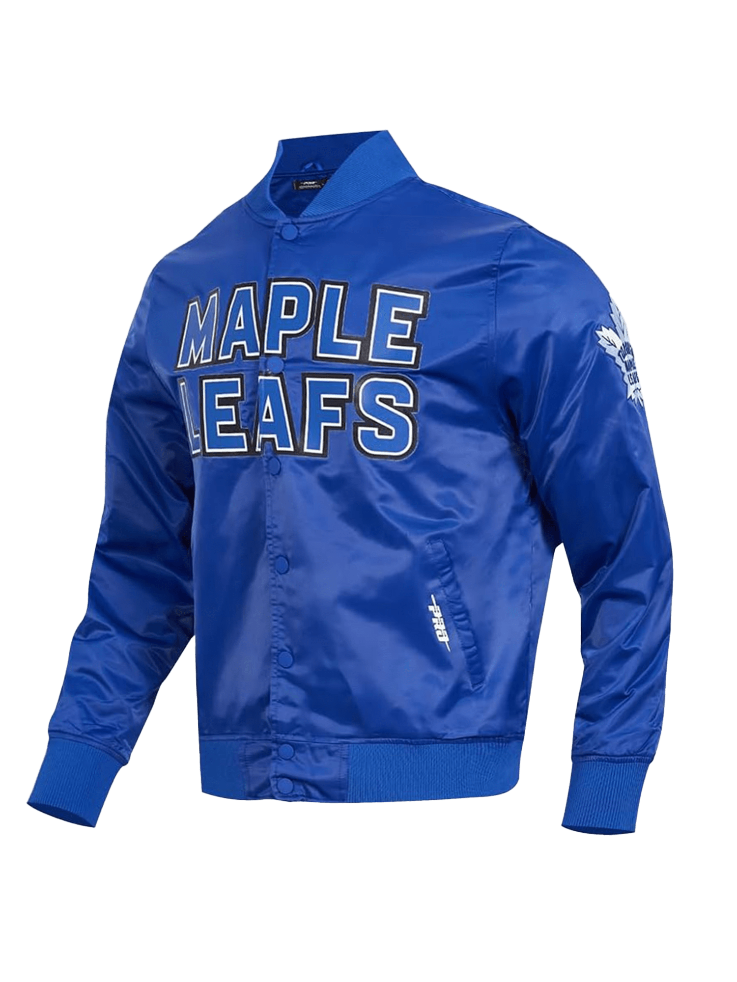 Pro Standard Jackets Toronto Maple Leafs Pro Standard NHL Team Classic Satin Button Jacket - Blue