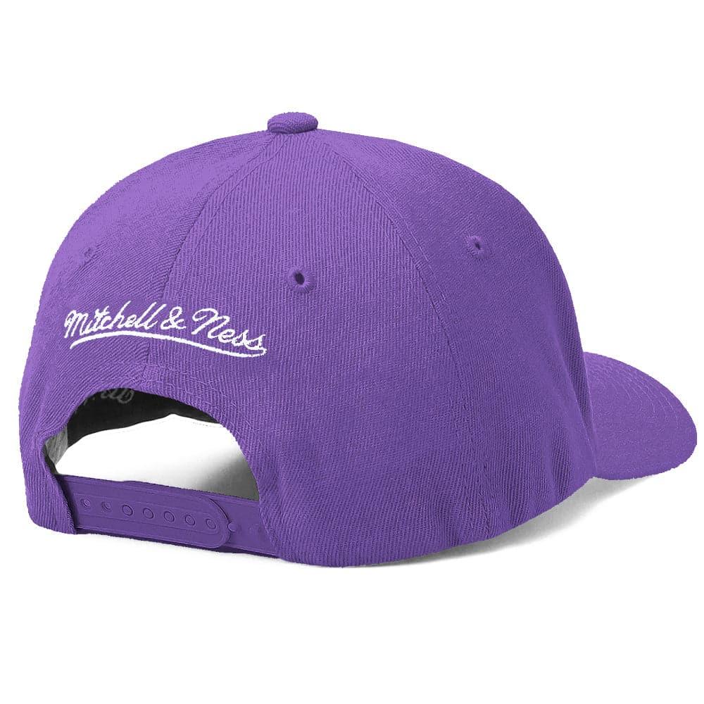 Mitchell And Ness Caps Toronto Raptors Mitchell & Ness NBA HWC Classic Red Snapback Hat - Purple