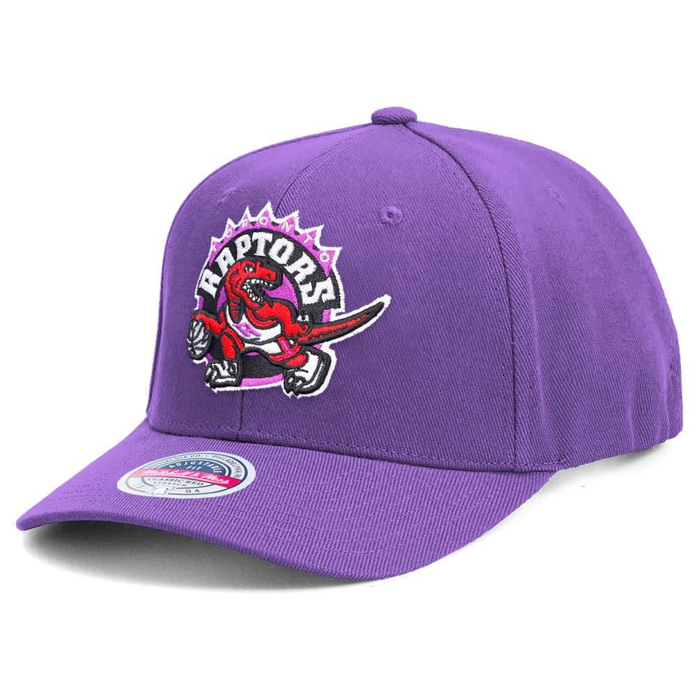 Mitchell And Ness Caps Toronto Raptors Mitchell & Ness NBA HWC Classic Red Snapback Hat - Purple
