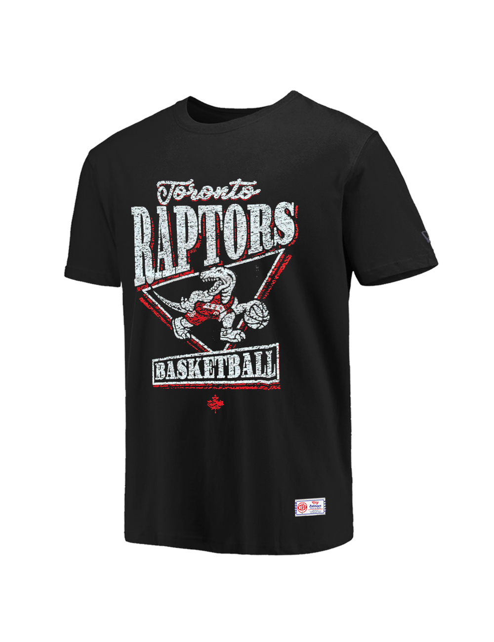 New Era T-Shirts Toronto Raptors New Era NBA 25-26 City Edition Distressed T-Shirt