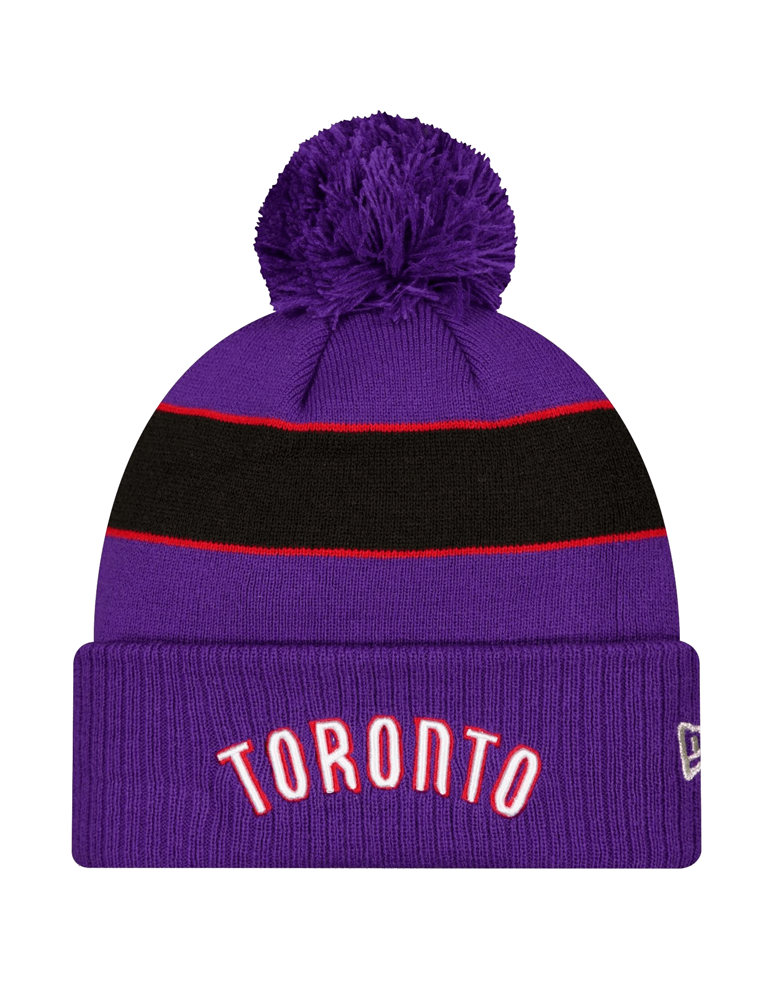 New Era Caps Toronto Raptors New Era NBA Classic Knit Beanie - Purple