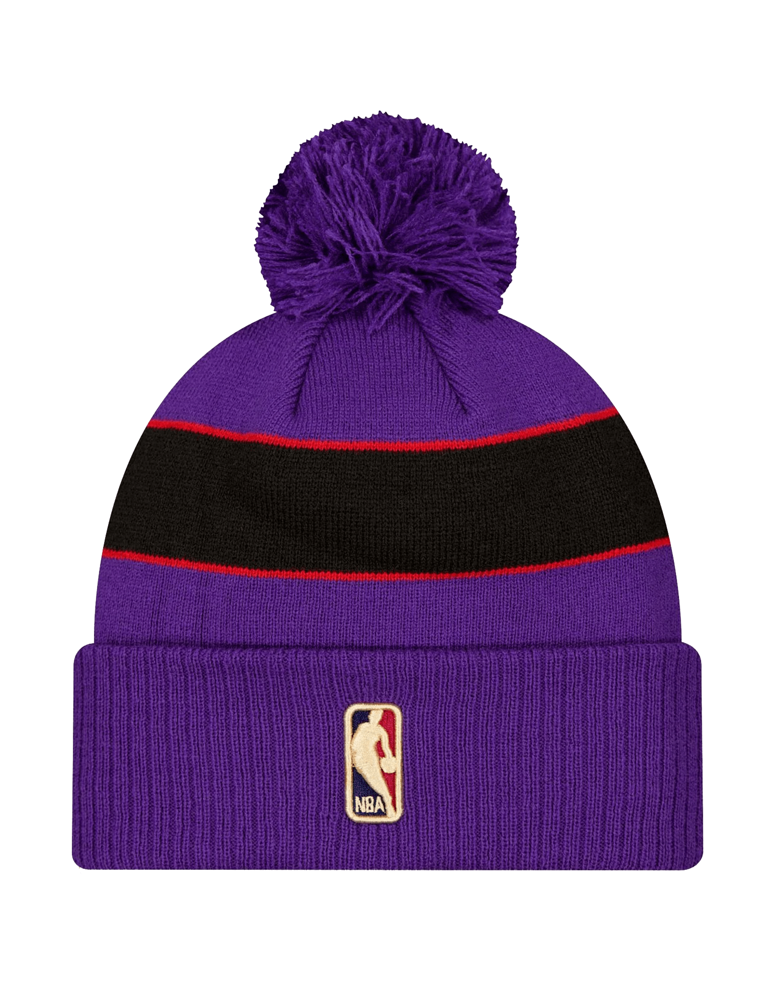 New Era Caps Toronto Raptors New Era NBA Classic Knit Beanie - Purple