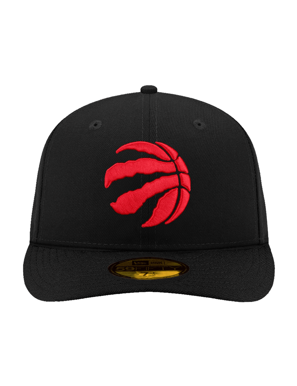 New Era Caps Toronto Raptors New Era NBA Team 59FIFTY Pre-Curved Fitted Hat - Black