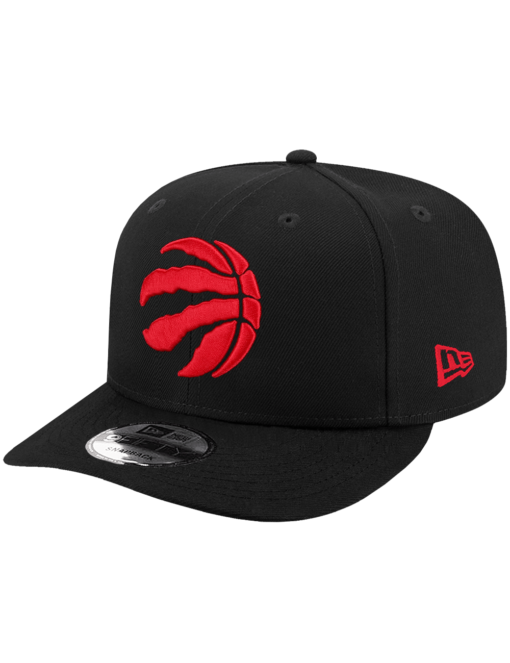 New Era Caps OSFA Toronto Raptors New Era NBA Team 9FIFTY Pre-Curved Snapback Hat - Black