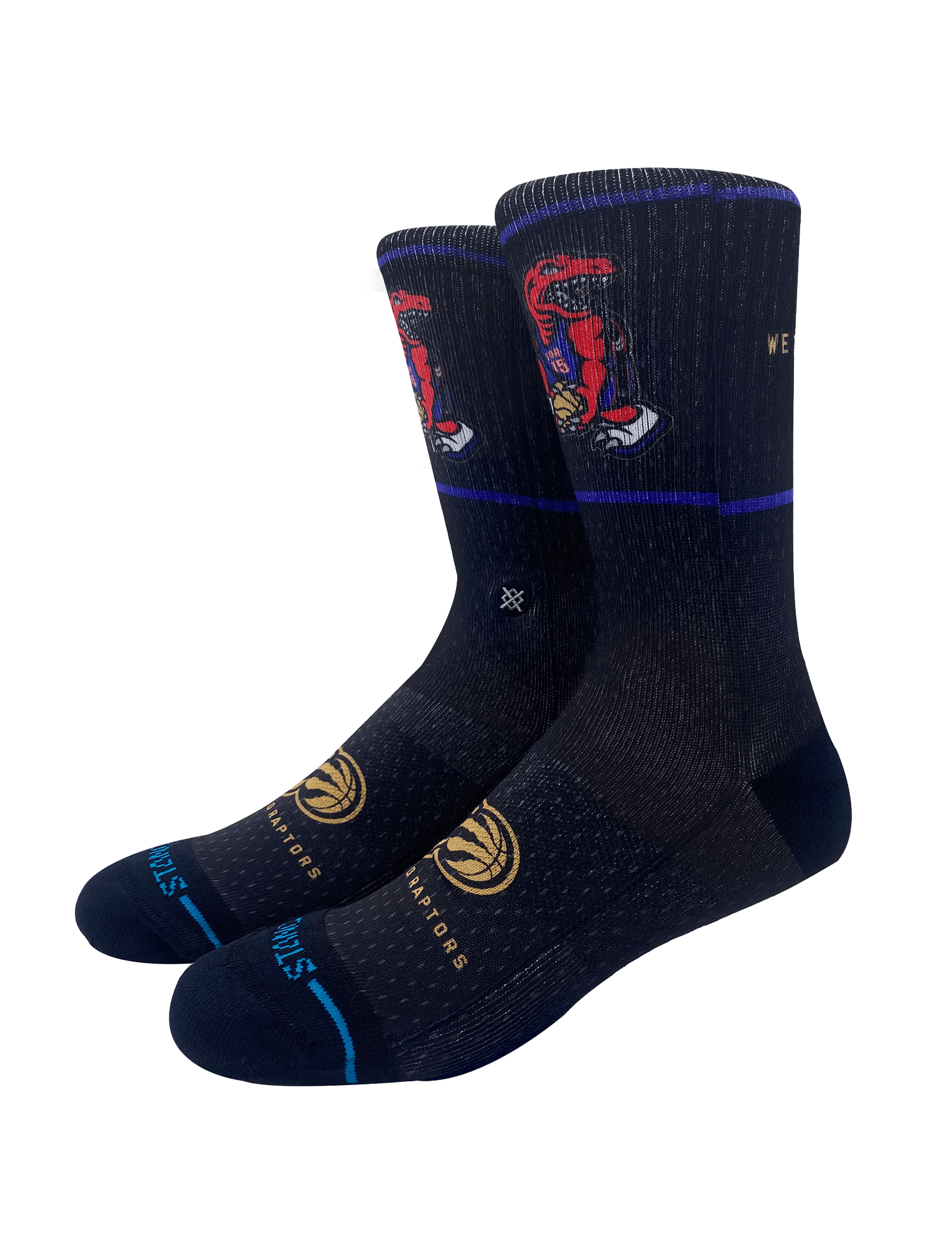 Stance Socks Large (9-12 US) Toronto Raptors Stance NBA 24-25 City Edition Crew Socks