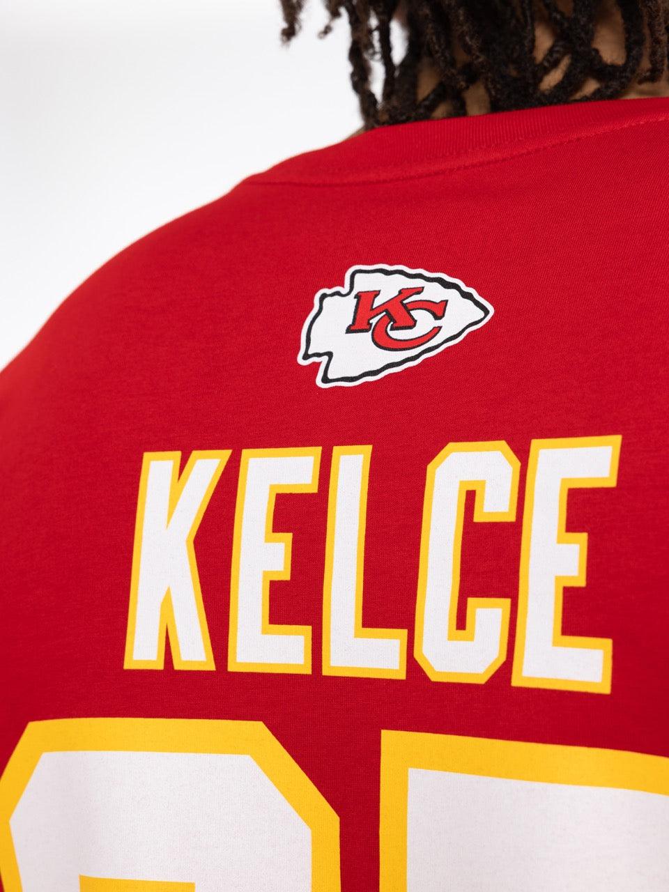 NFL Branded T-Shirts Travis Kelce Kansas City Chiefs NFL Name & Number T-Shirt - Red