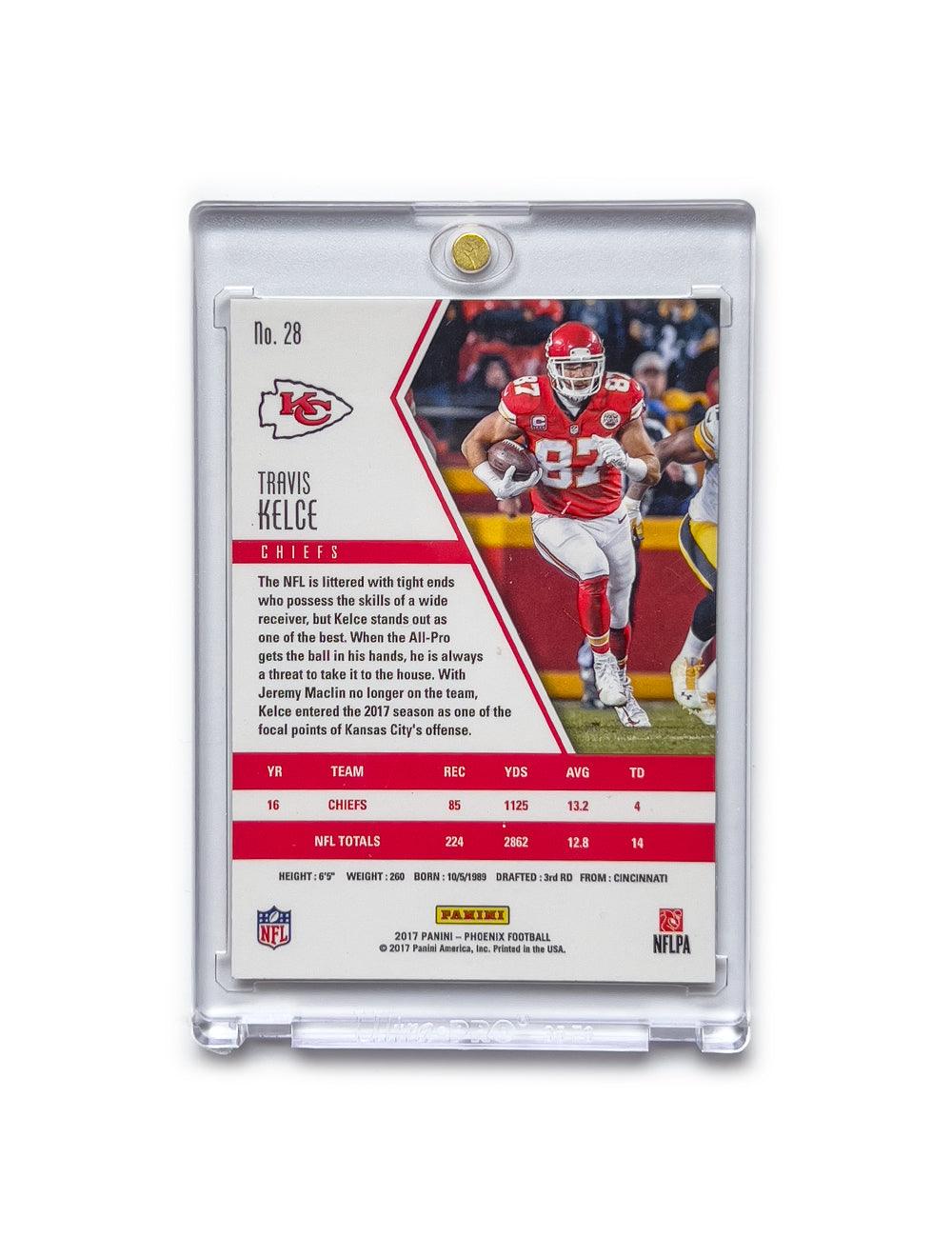 Panini Cards Travis Kelce Kansas City Chiefs Panini NFL 17 Phoenix Color Burst Card